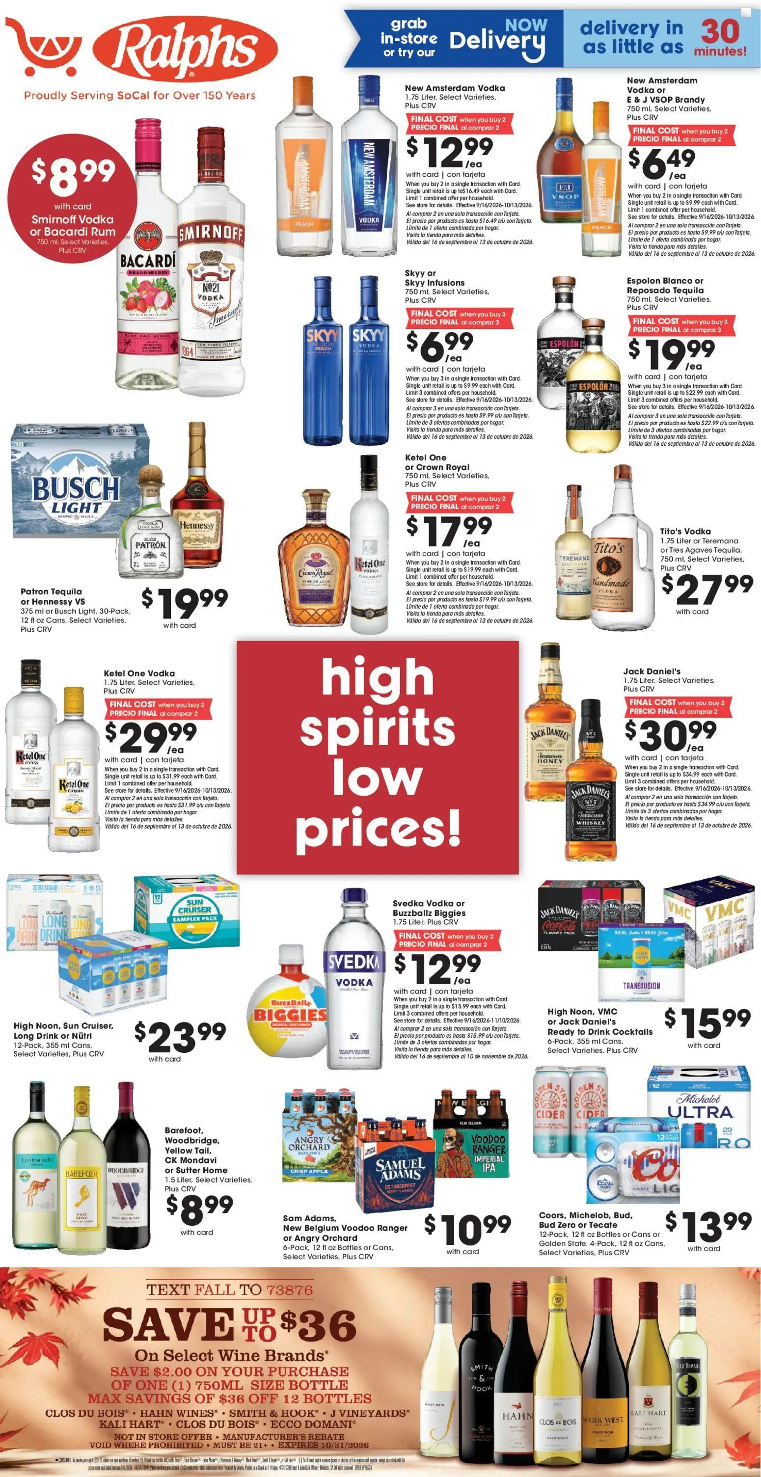 ralphs - Ralphs Adult Beverage - 09/16 - 09/22 2026 - page: 1