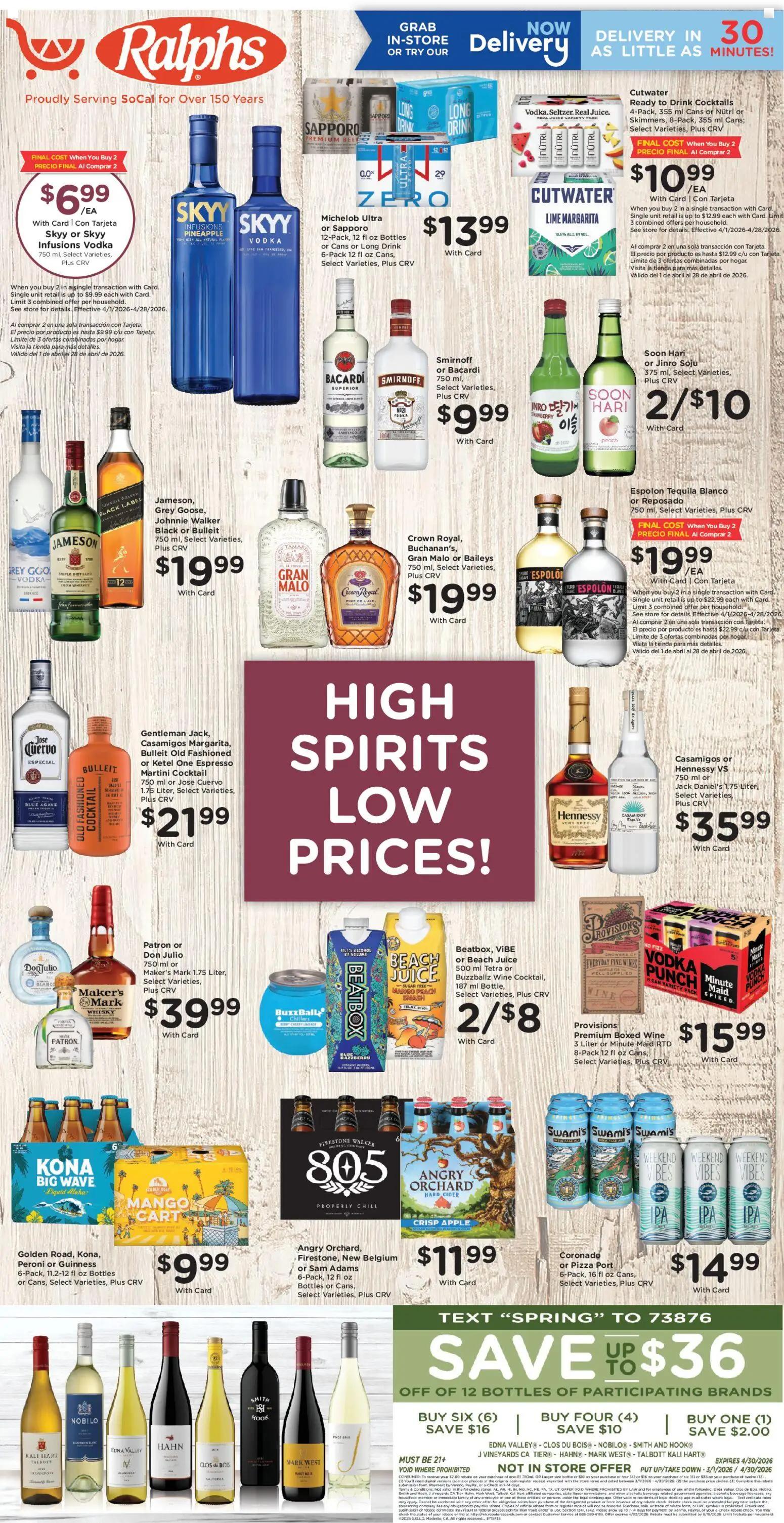 ralphs - Ralphs Adult Beverage - 04/22 - 04/28 2026