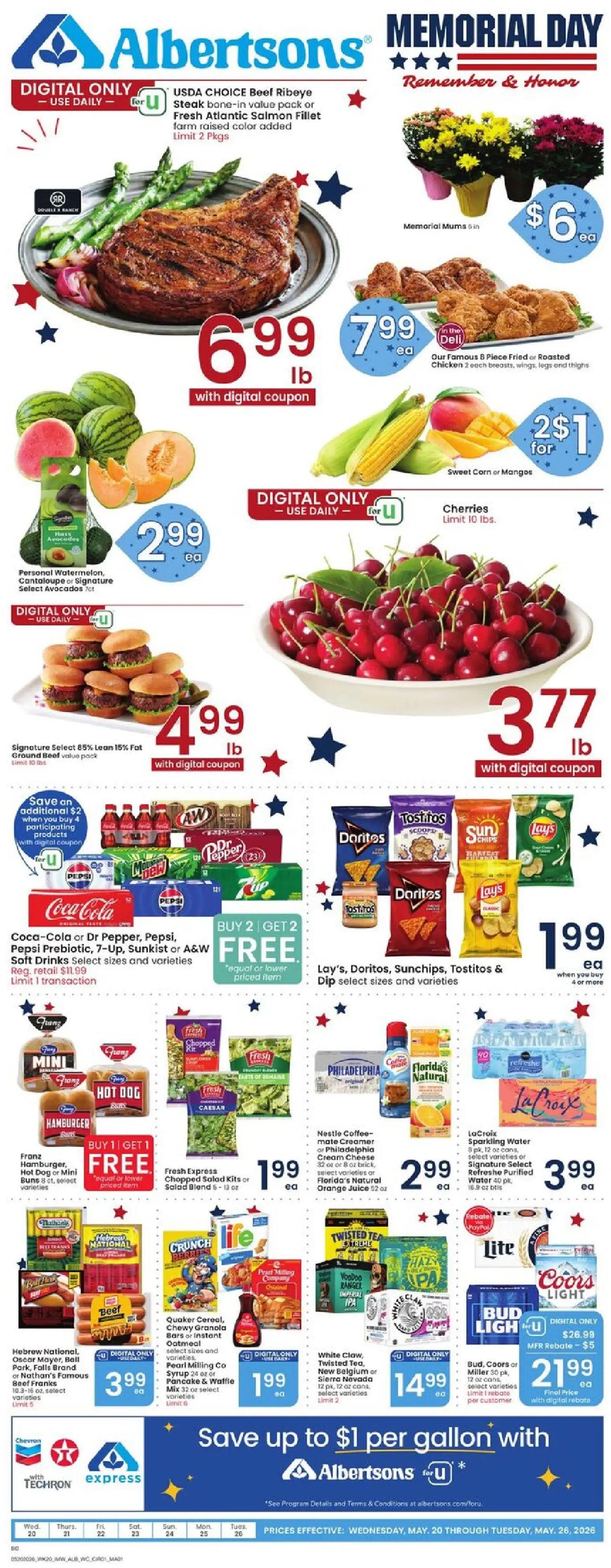 albertsons - Albertsons Weekly Ad - 05/20 - 05/26 2026 - page: 1