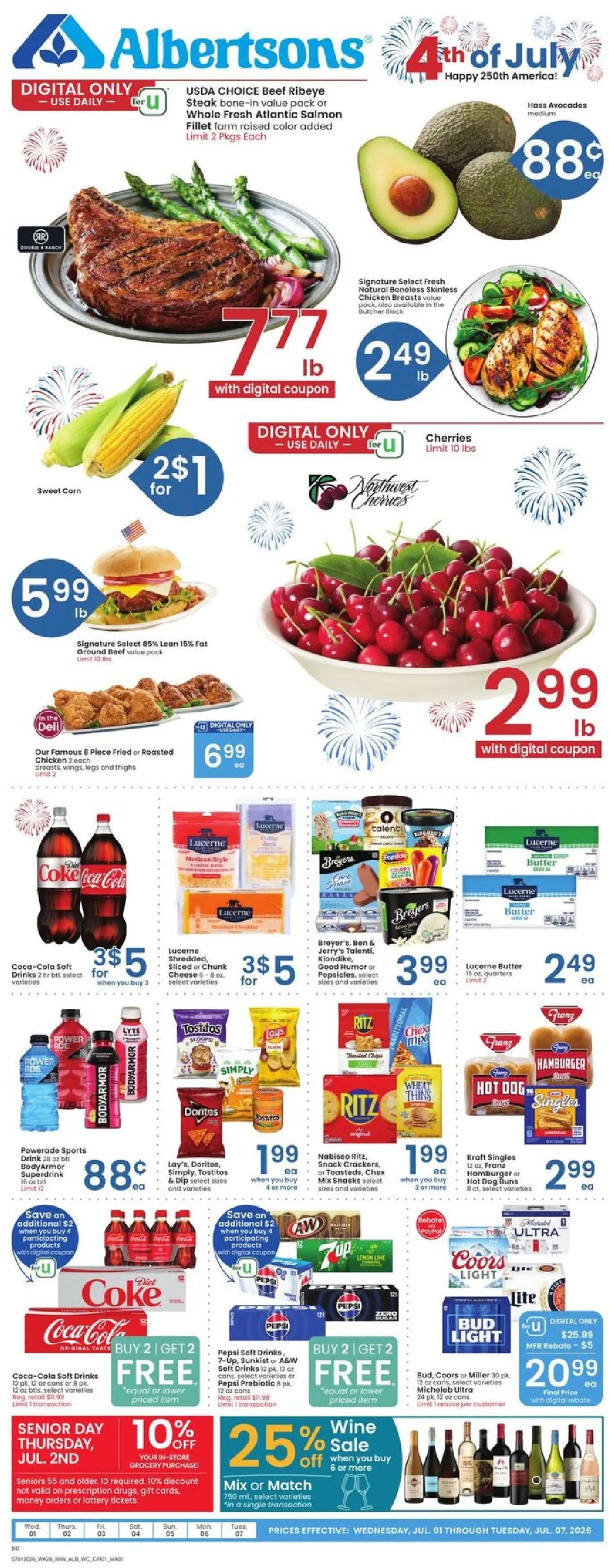 albertsons - Albertsons Weekly Ad - 07/01 - 07/07 2026