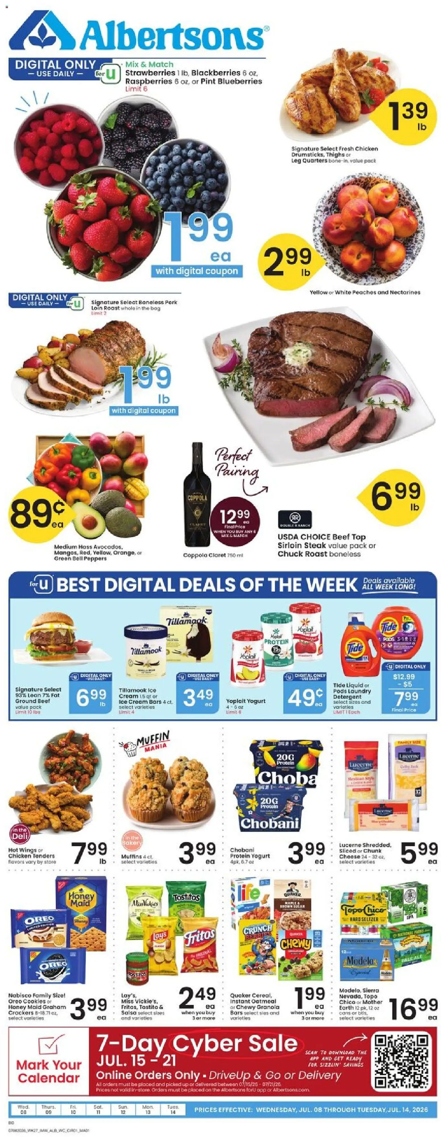albertsons - Albertsons Weekly Ad - 07/08 - 07/14 2026