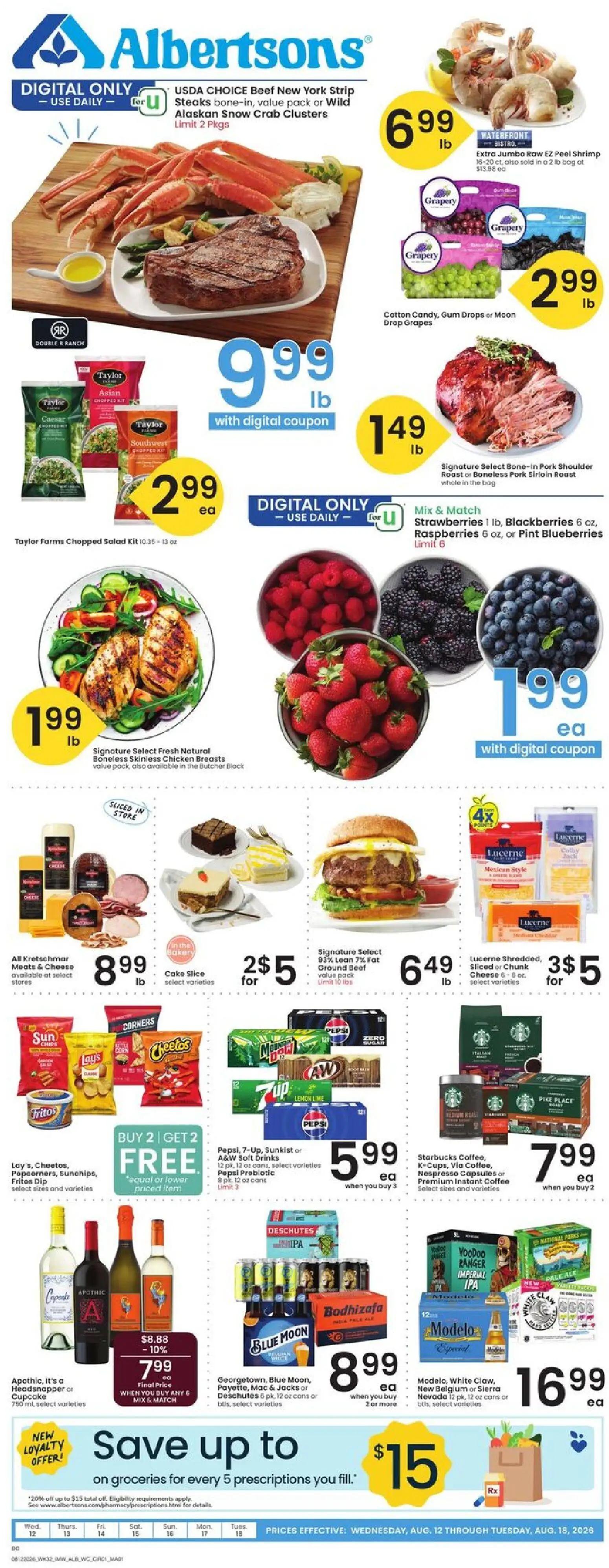 albertsons - Albertsons Weekly Ad - 08/12 - 08/18 2026