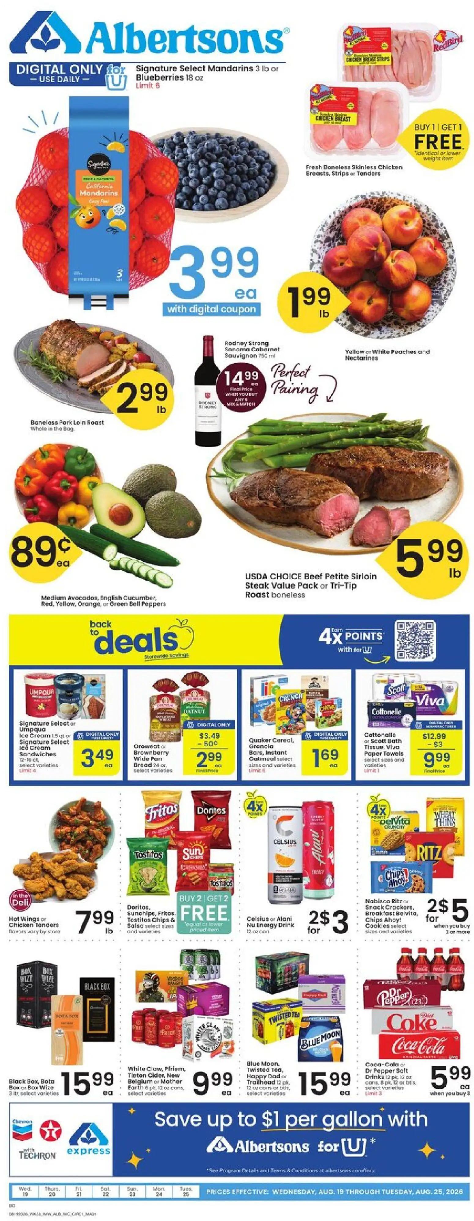 albertsons - Albertsons Weekly Ad - 08/19 - 08/25 2026
