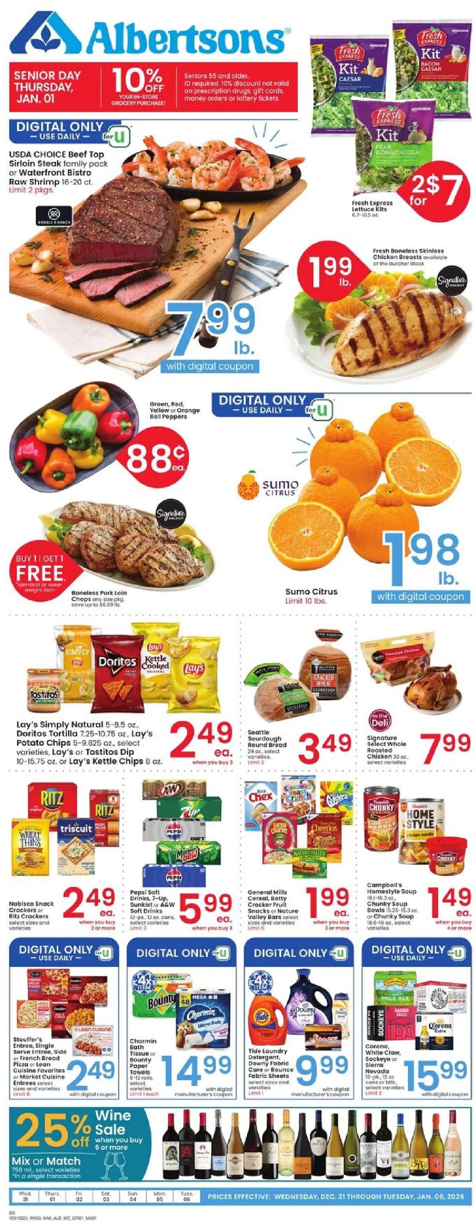 albertsons - Albertsons Weekly Ad - 12/31/2025 - 01/06/2026 2026