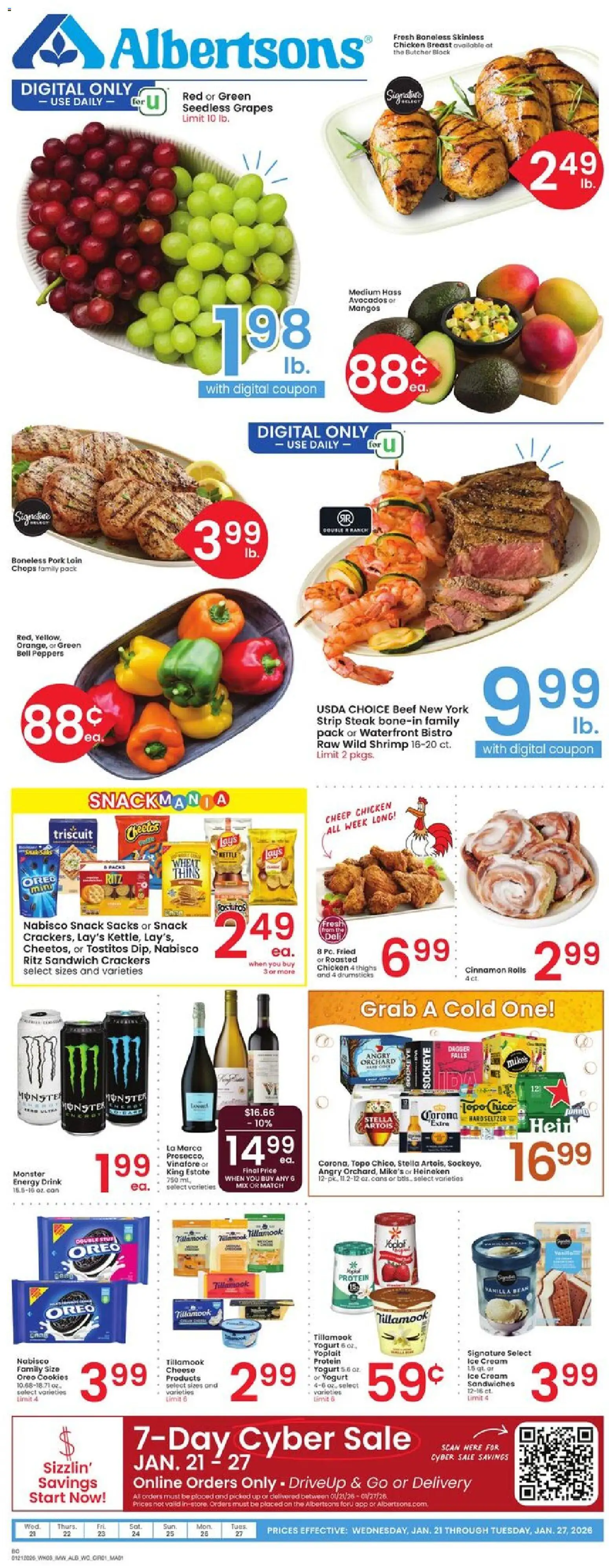 albertsons - Albertsons Weekly Ad - 01/21 - 01/27 2026