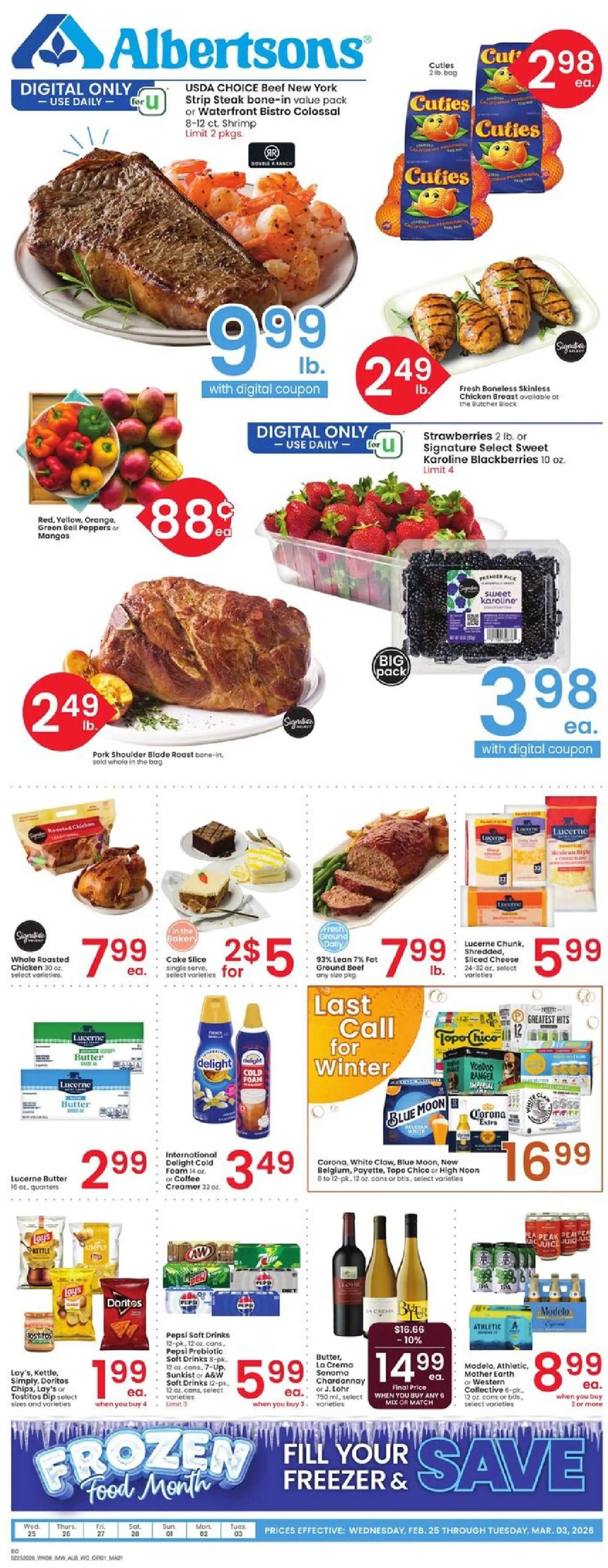 albertsons - Albertsons Weekly Ad - 02/25 - 03/03 2026