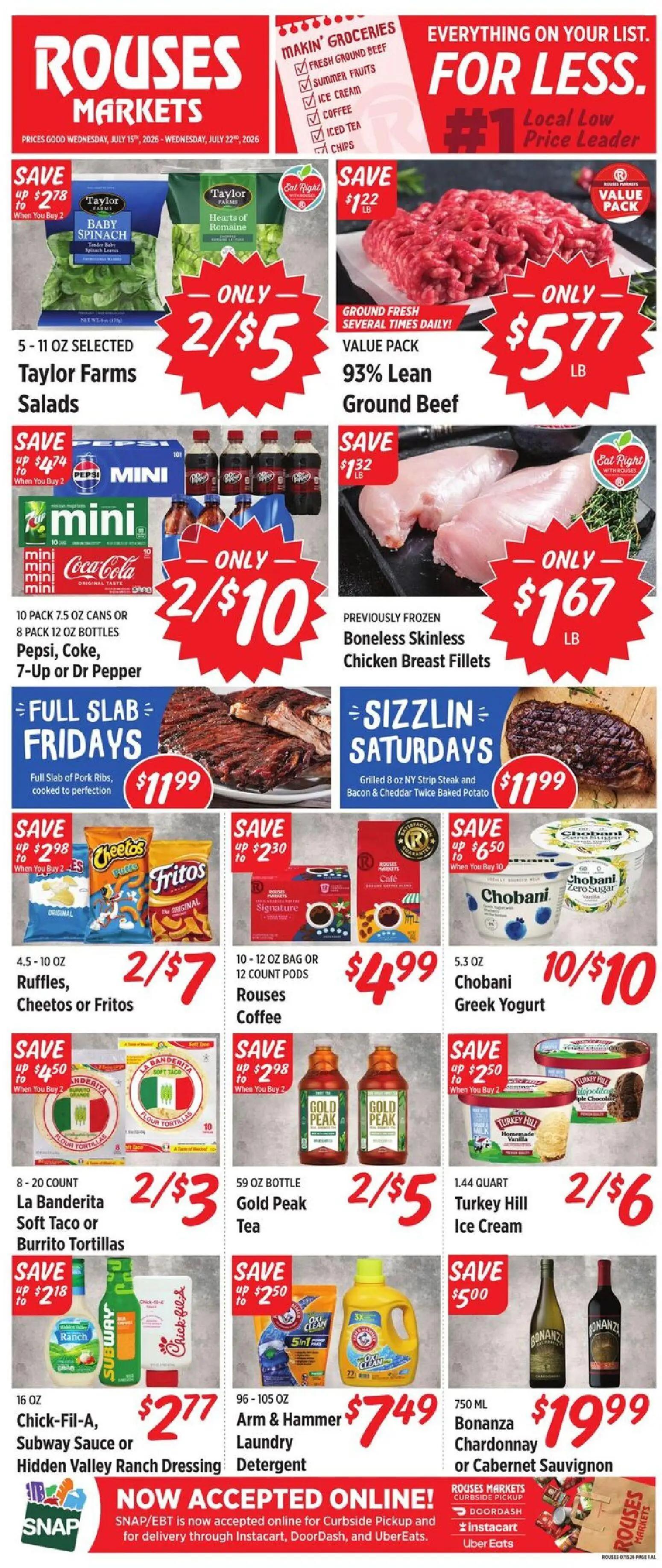 rouses - Rouses Weekly Ad - 07/15 - 07/22 2026