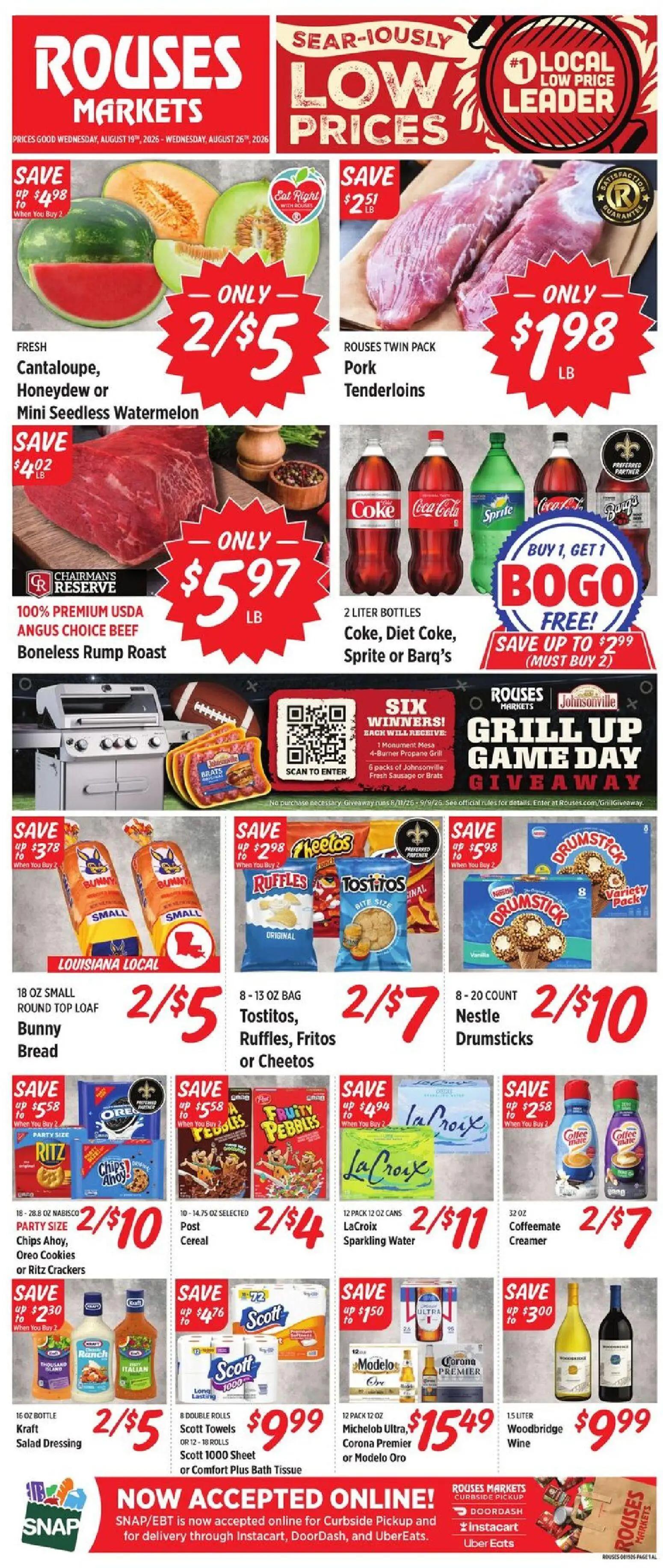 rouses - Rouses Weekly Ad - 08/19 - 08/26 2026