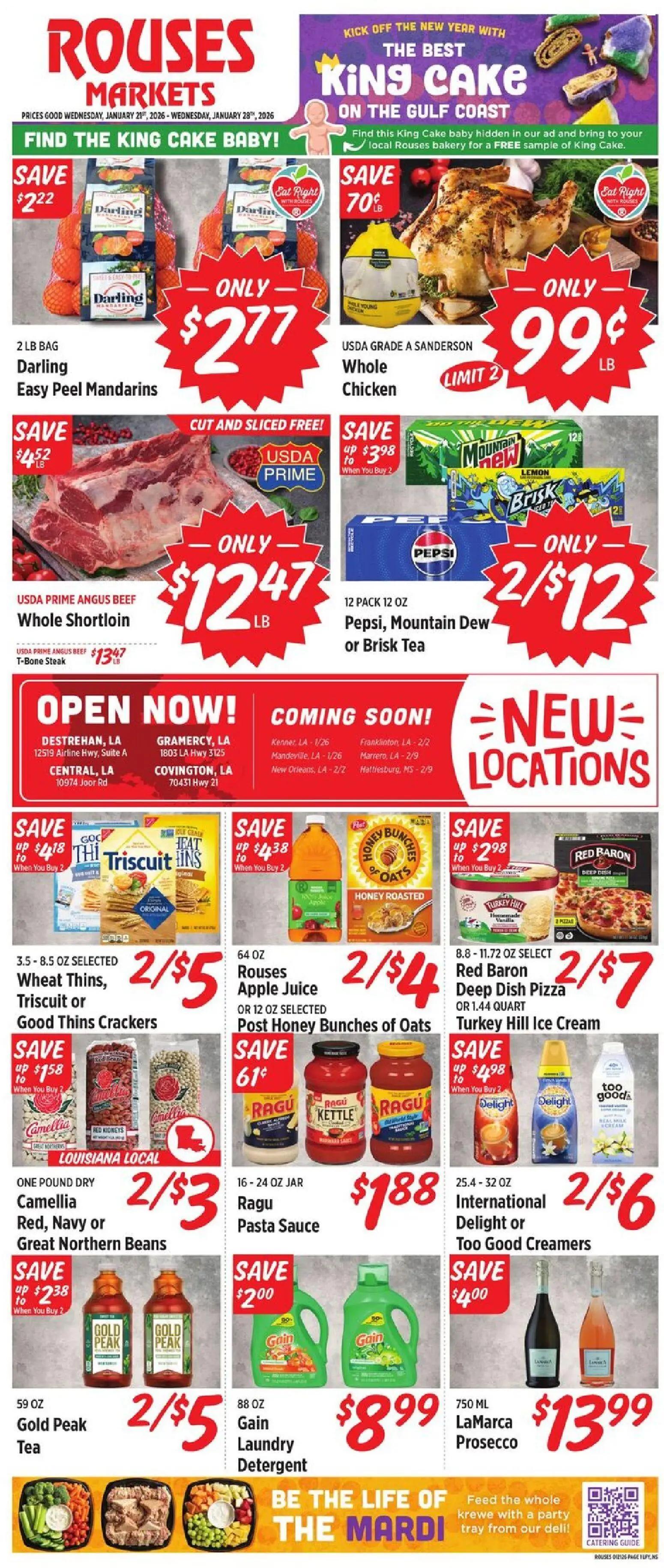 rouses - Rouses Weekly Ad - LA - 01/21 - 01/28 2026
