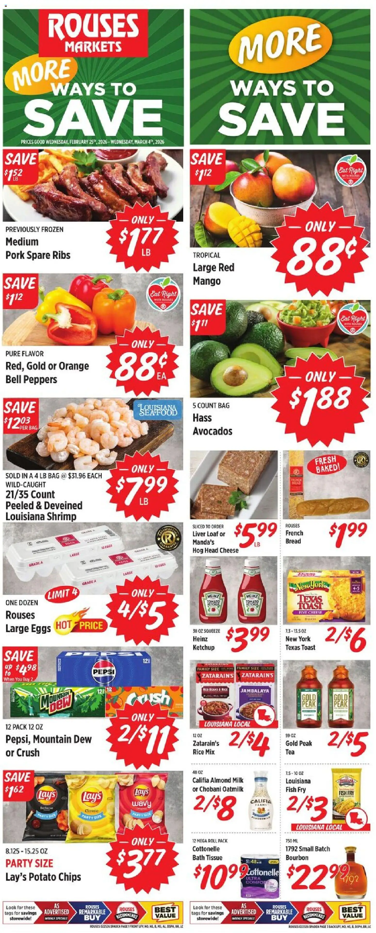 rouses - Rouses Weekly Ad - LA - 02/25 - 03/04 2026