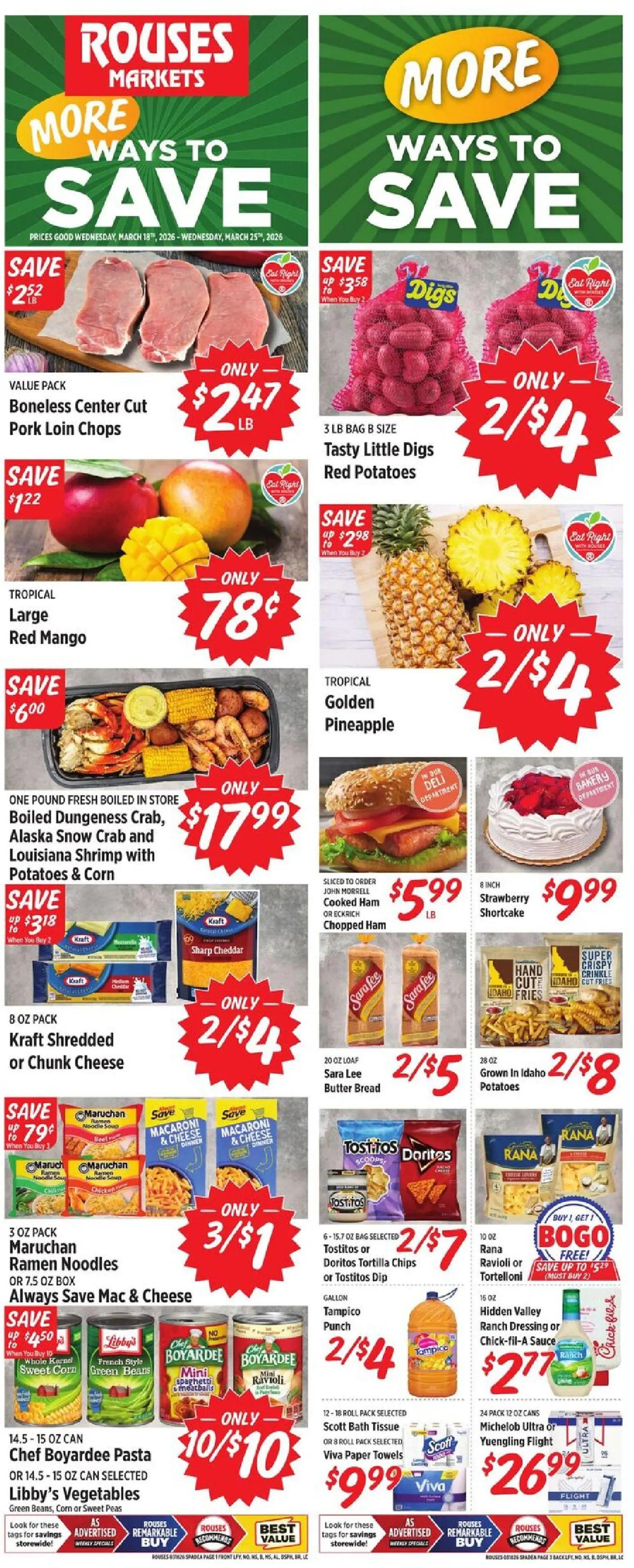 rouses - Rouses Weekly Ad - LA - 03/18 - 03/25 2026