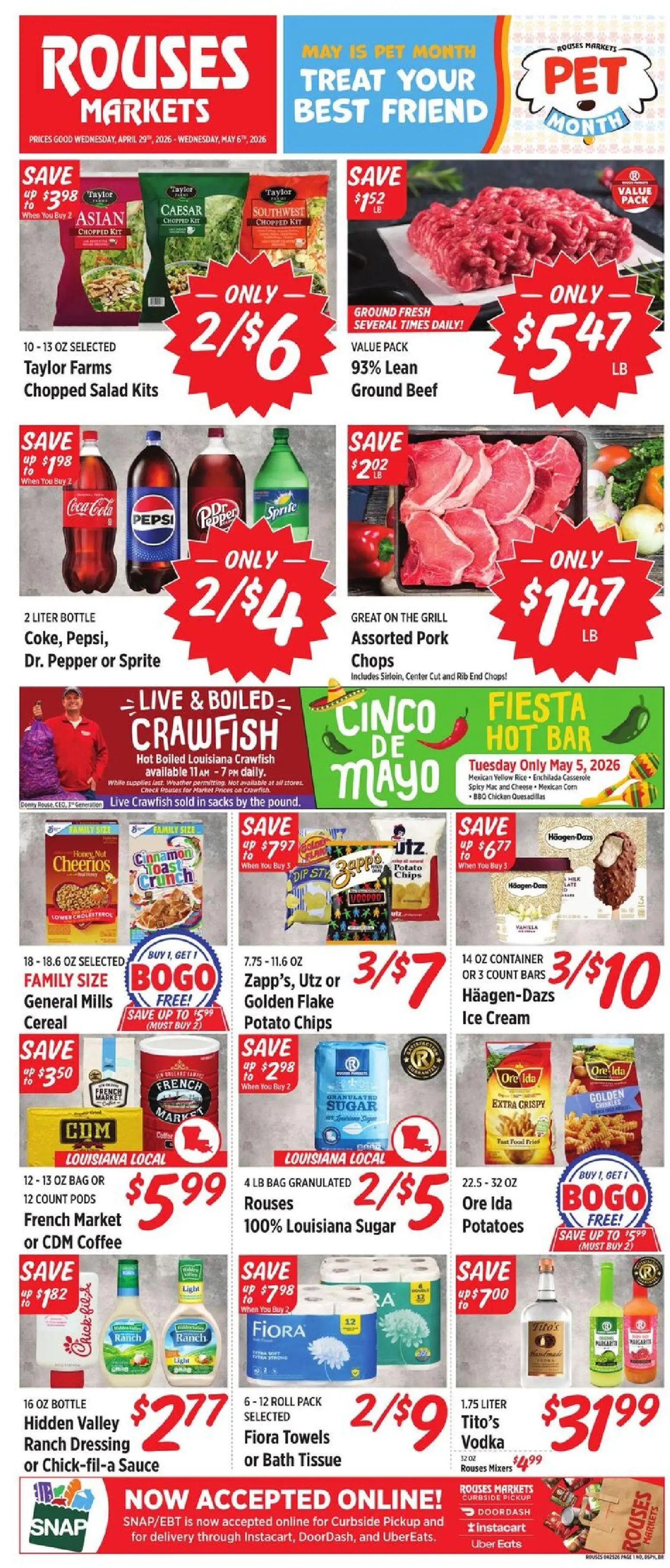 rouses - Rouses Weekly Ad - LA - 04/29 - 05/06 2026 - page: 1