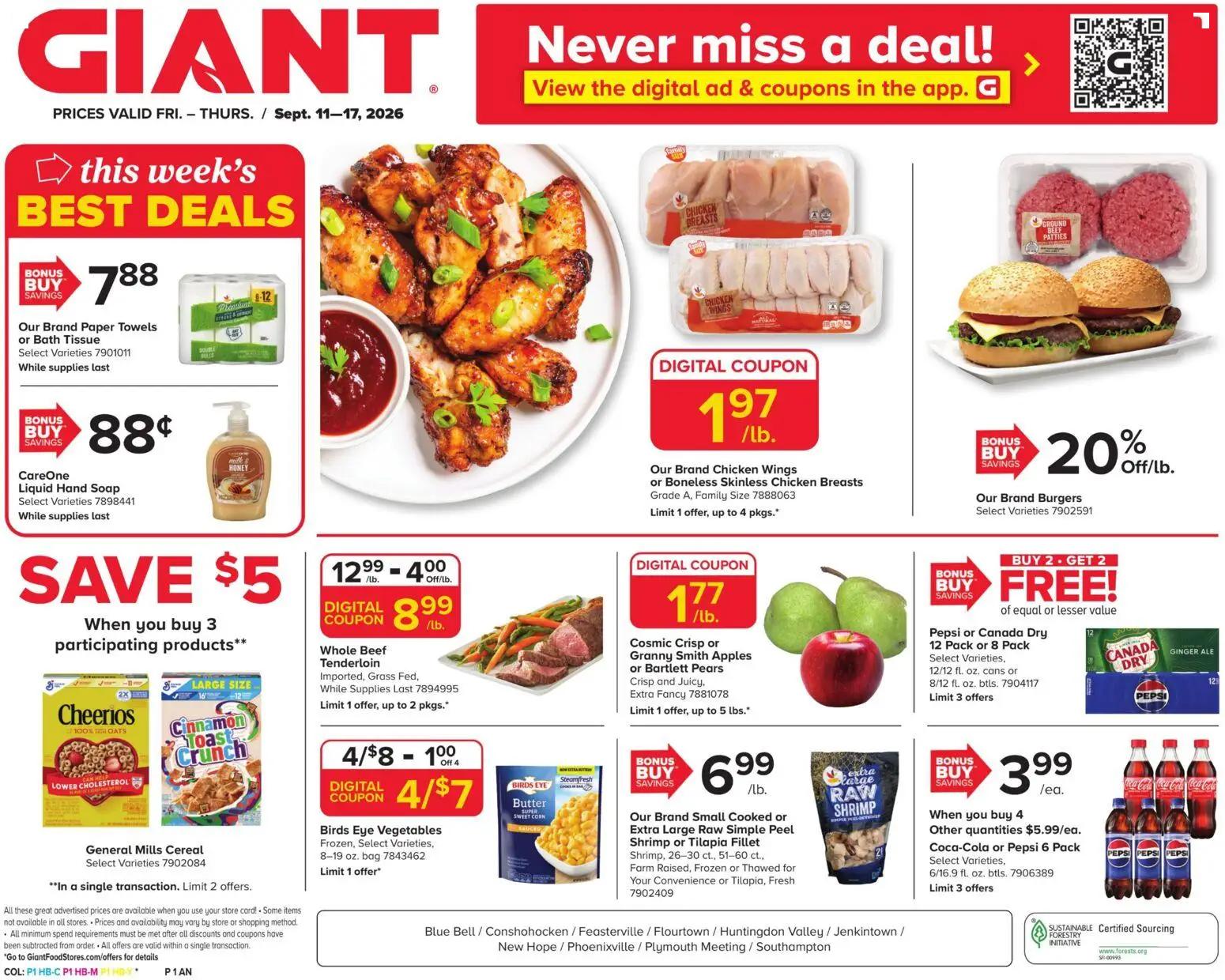 giant - Giant Weekly Ad - 09/11 - 09/17 2026