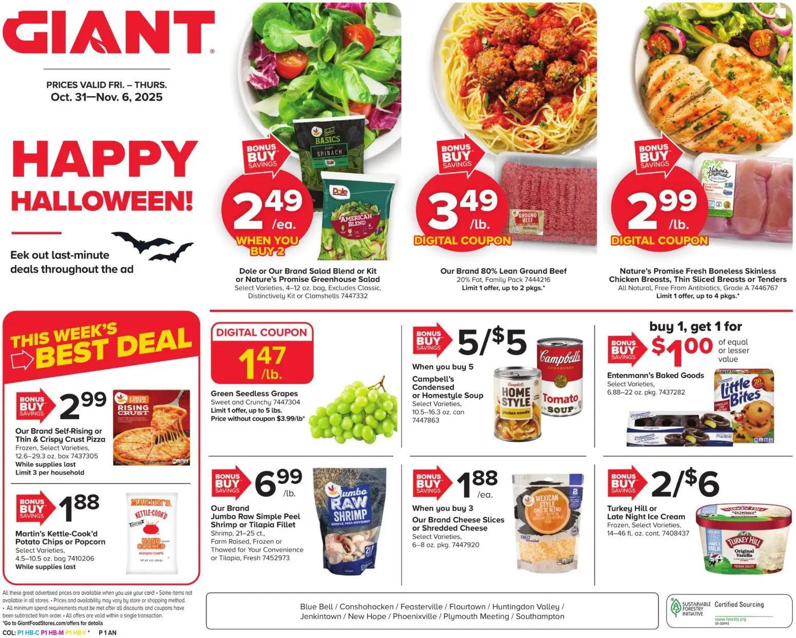 giant - Giant Weekly Ad - 10/31 - 11/06 2025