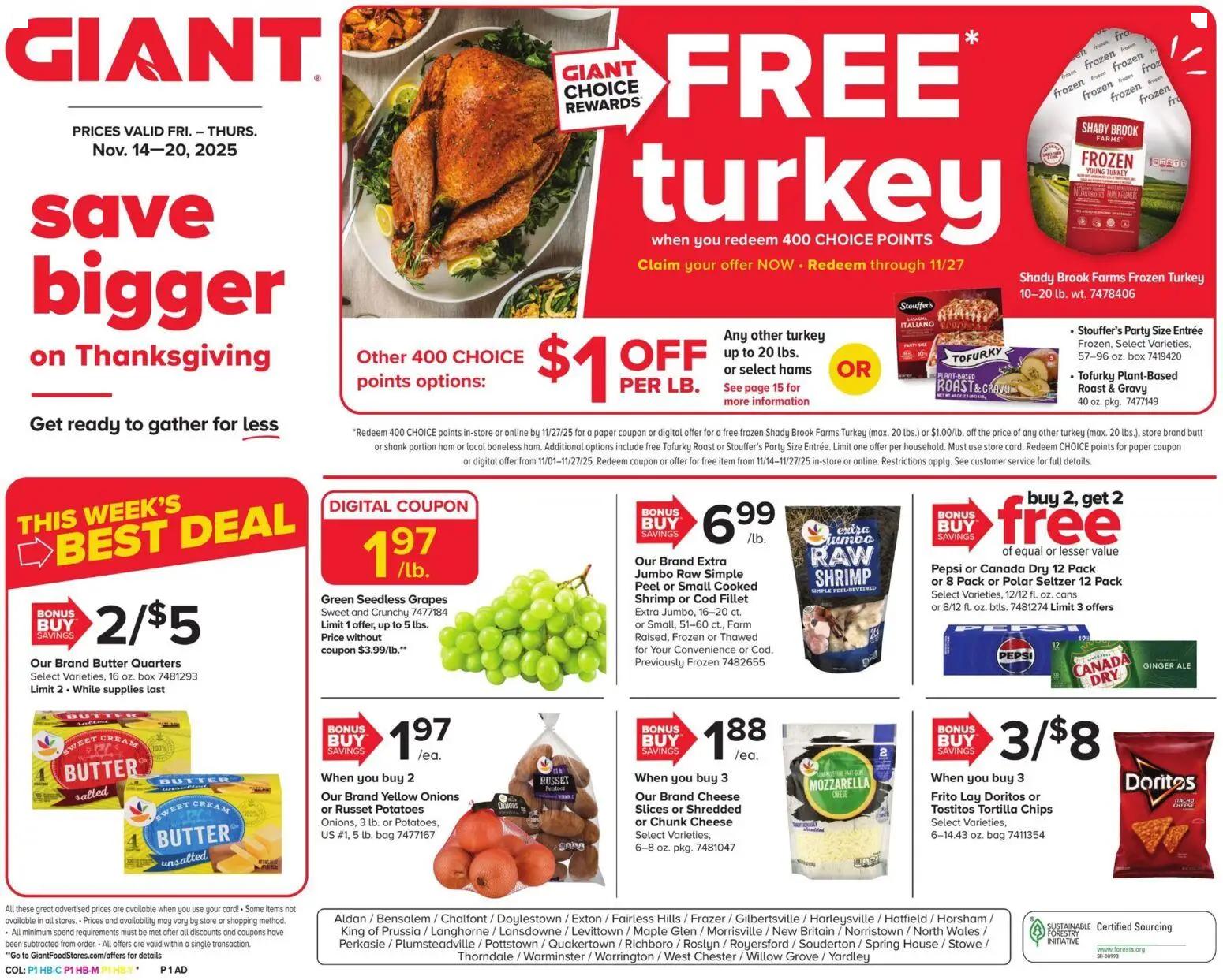 giant - Giant Weekly Ad - 11/14 - 11/20 2025