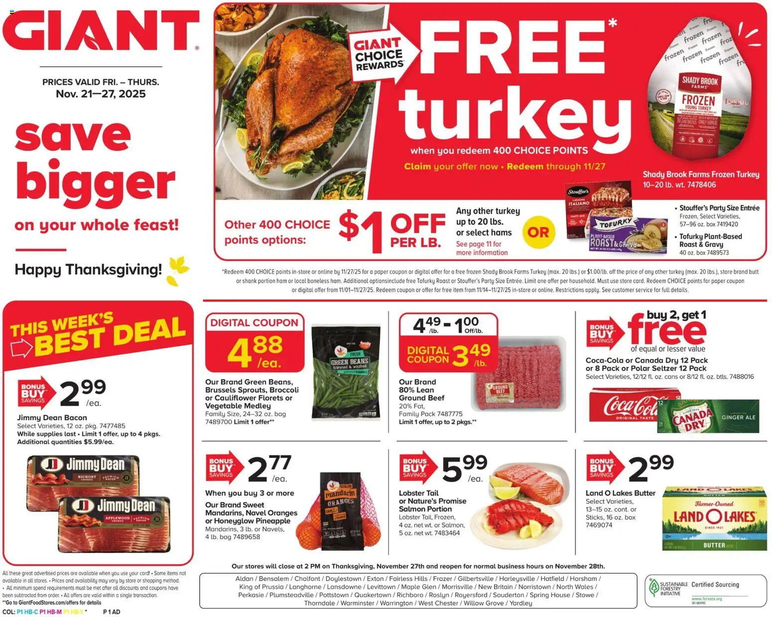 giant - Giant Weekly Ad - 11/21 - 11/27 2025