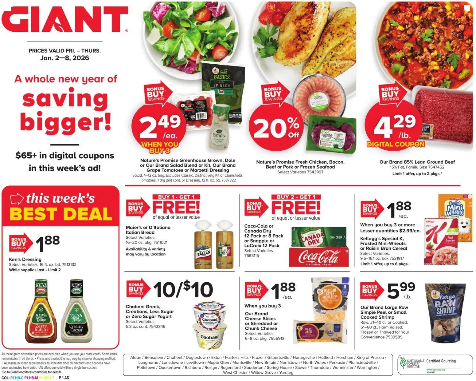 giant - Giant Weekly Ad - 01/02 - 01/08 2026