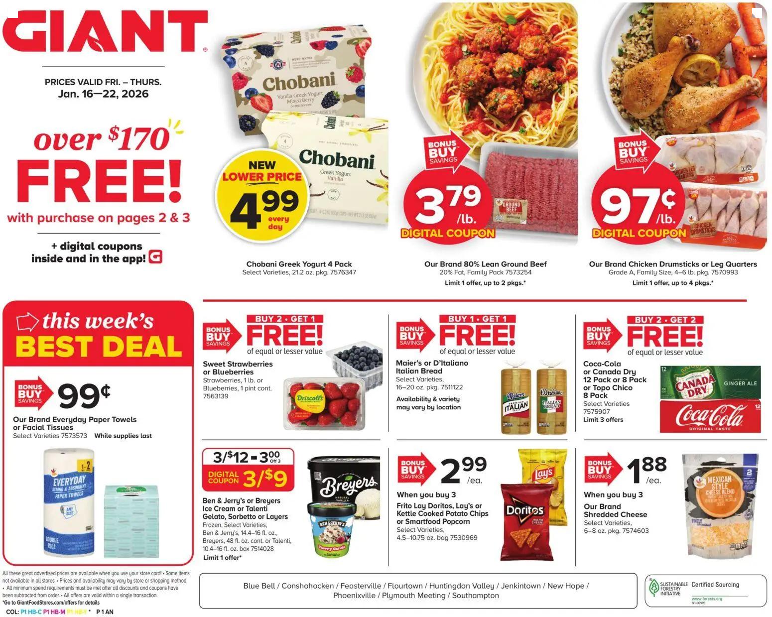 giant - Giant Weekly Ad - 01/16 - 01/22 2026