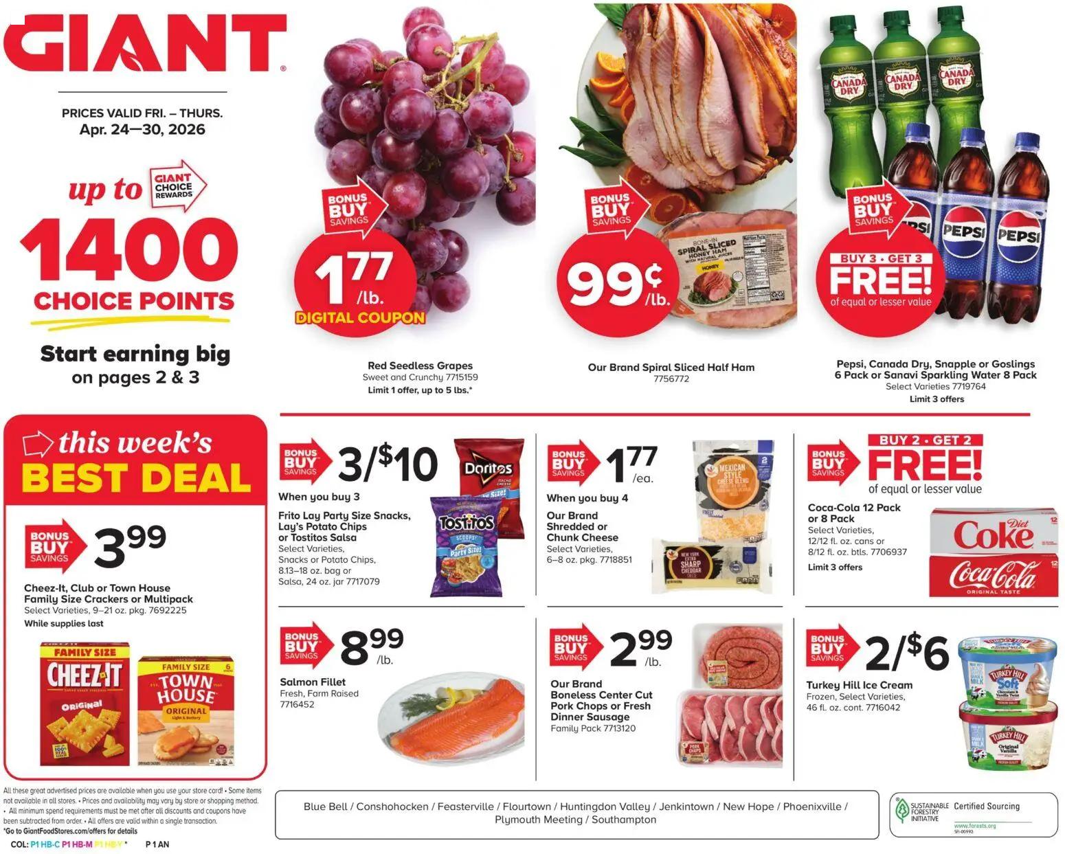 giant - Giant Weekly Ad - 04/24 - 04/30 2026