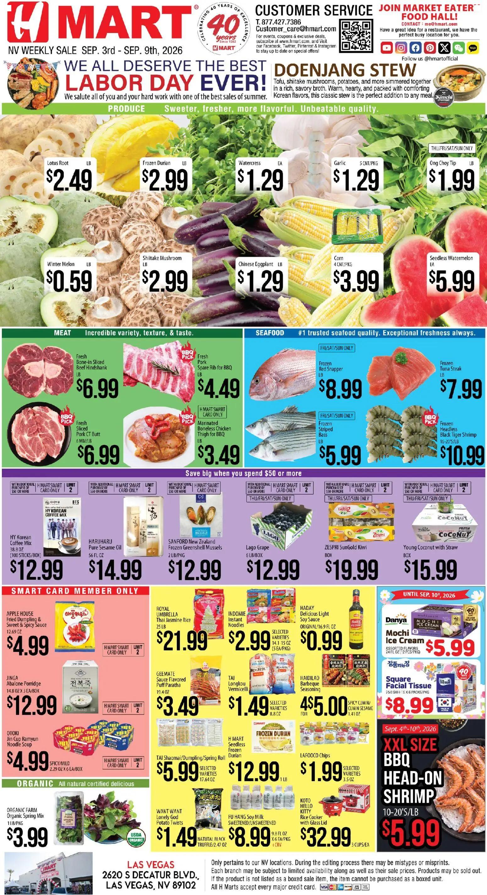 hmart - Hmart Weekly Ad - ENGLISH - NV - 09/03 - 09/09 2026 - page: 1