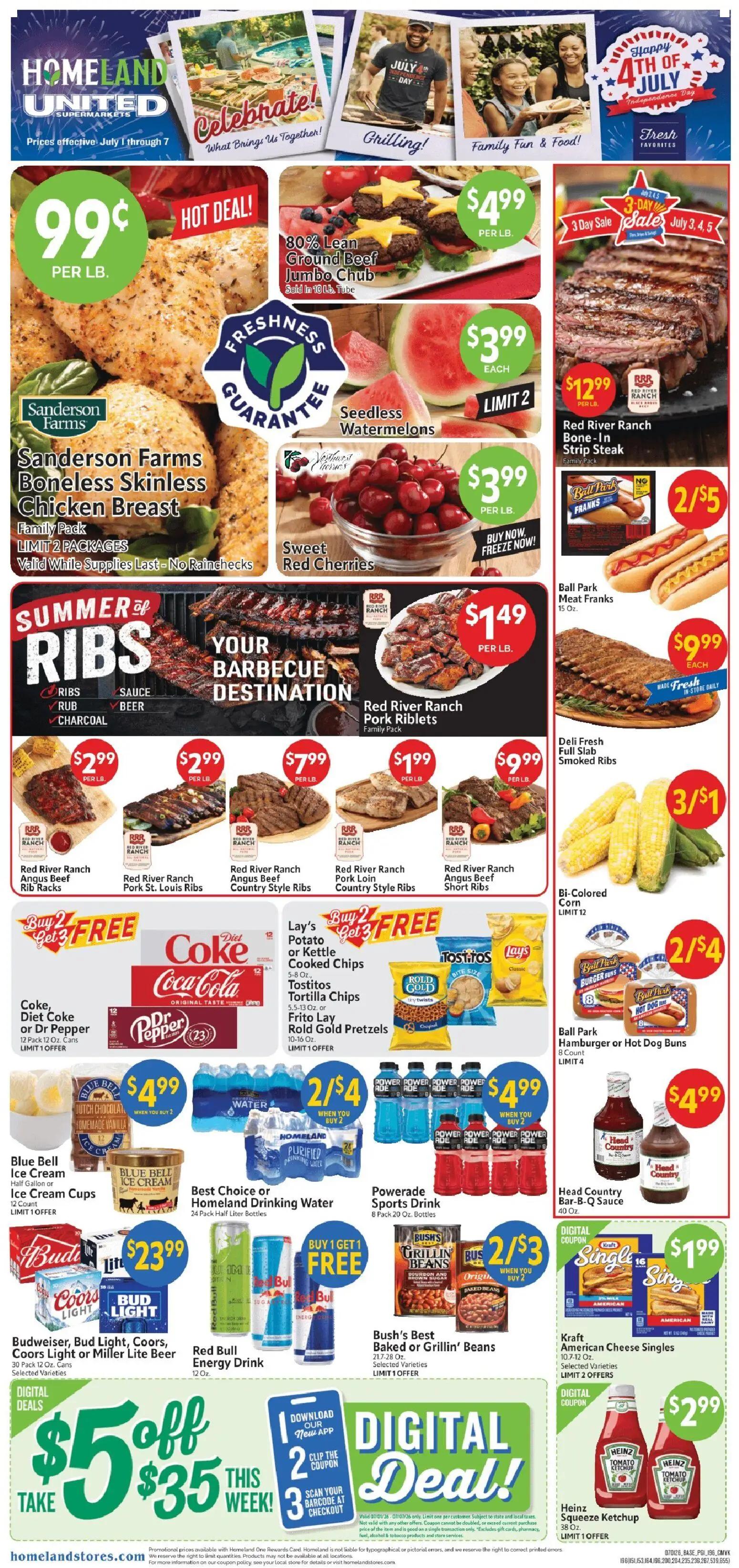homeland - Homeland Weekly Ad - 07/01 - 07/07 2026