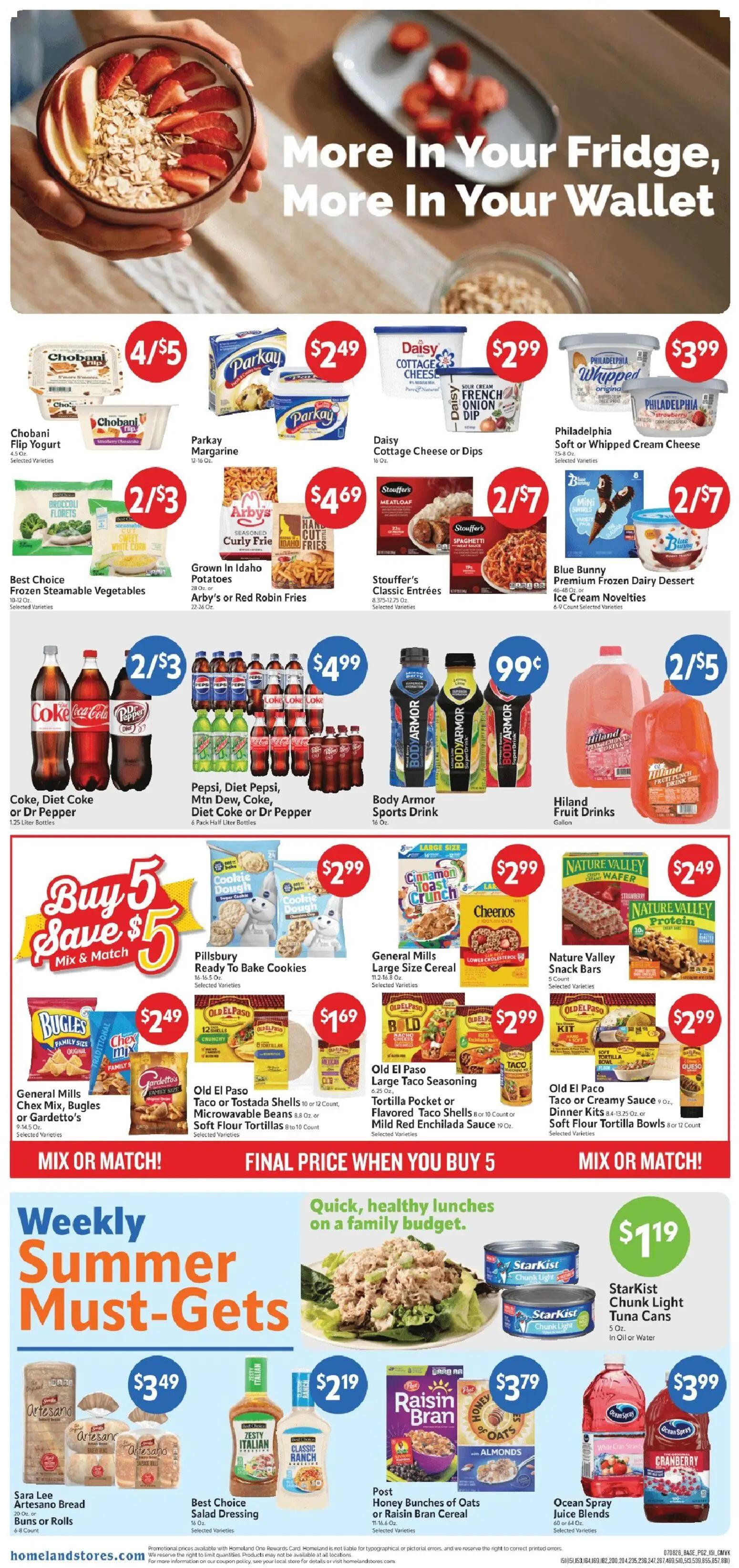 homeland - Homeland Weekly Ad - 07/08 - 07/14 2026 - page: 2