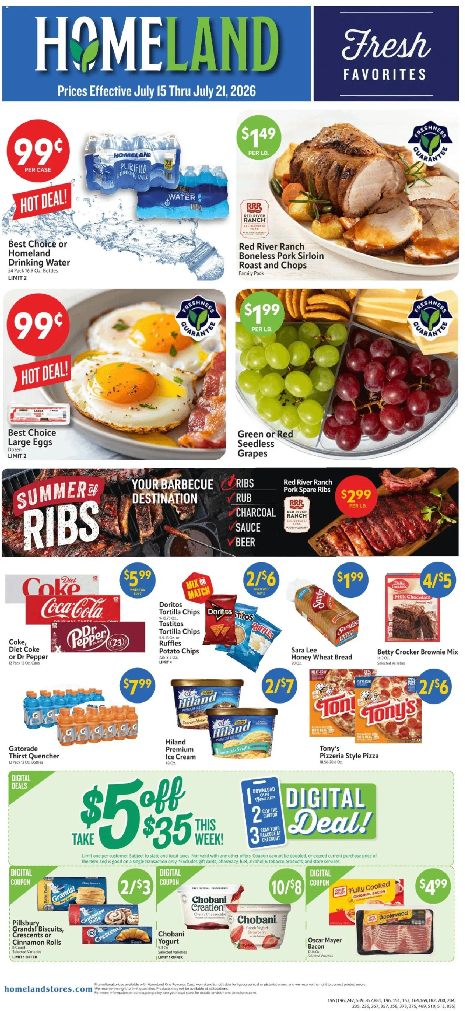 homeland - Homeland Weekly Ad - 07/15 - 07/21 2026
