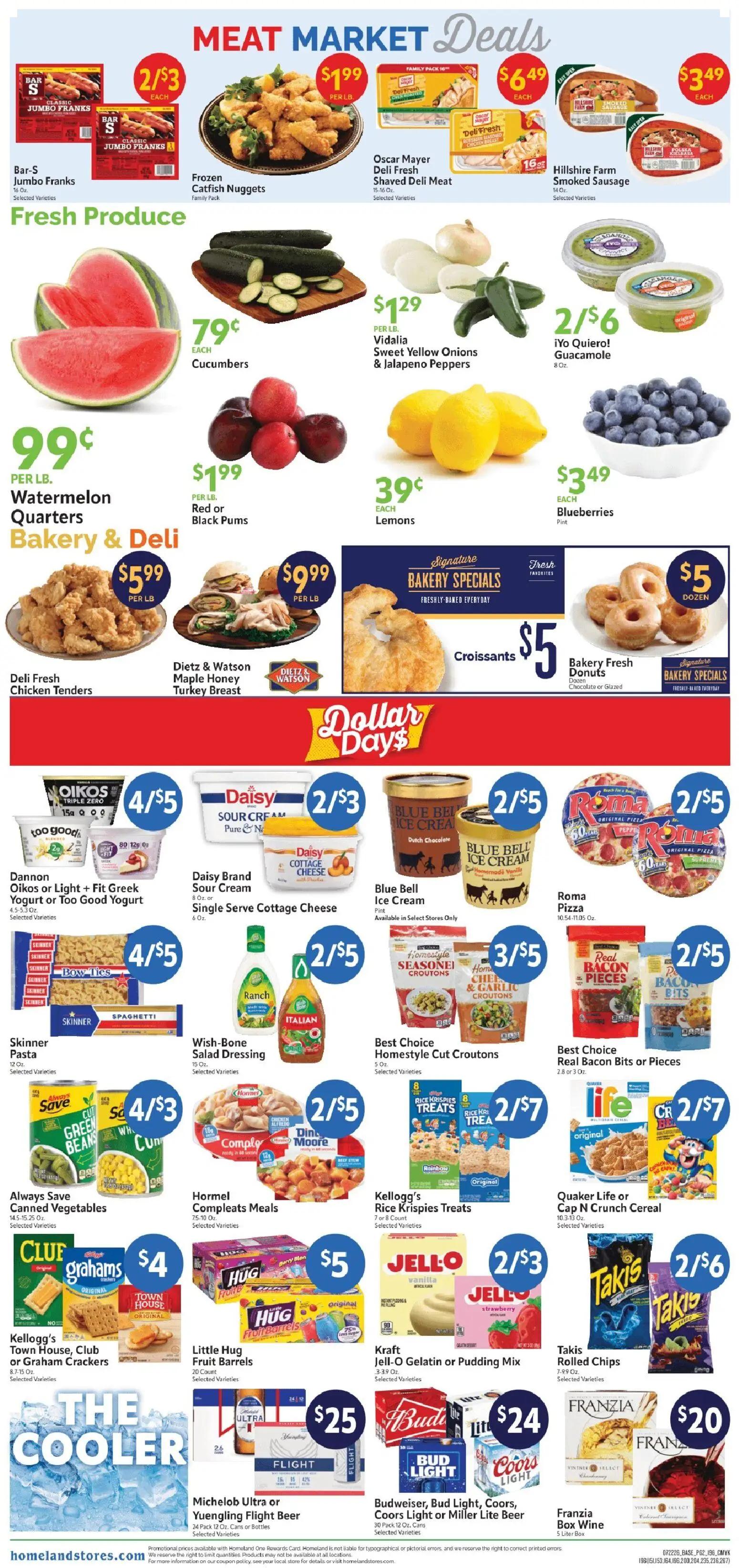 homeland - Homeland Weekly Ad - 07/22 - 07/28 2026 - page: 2