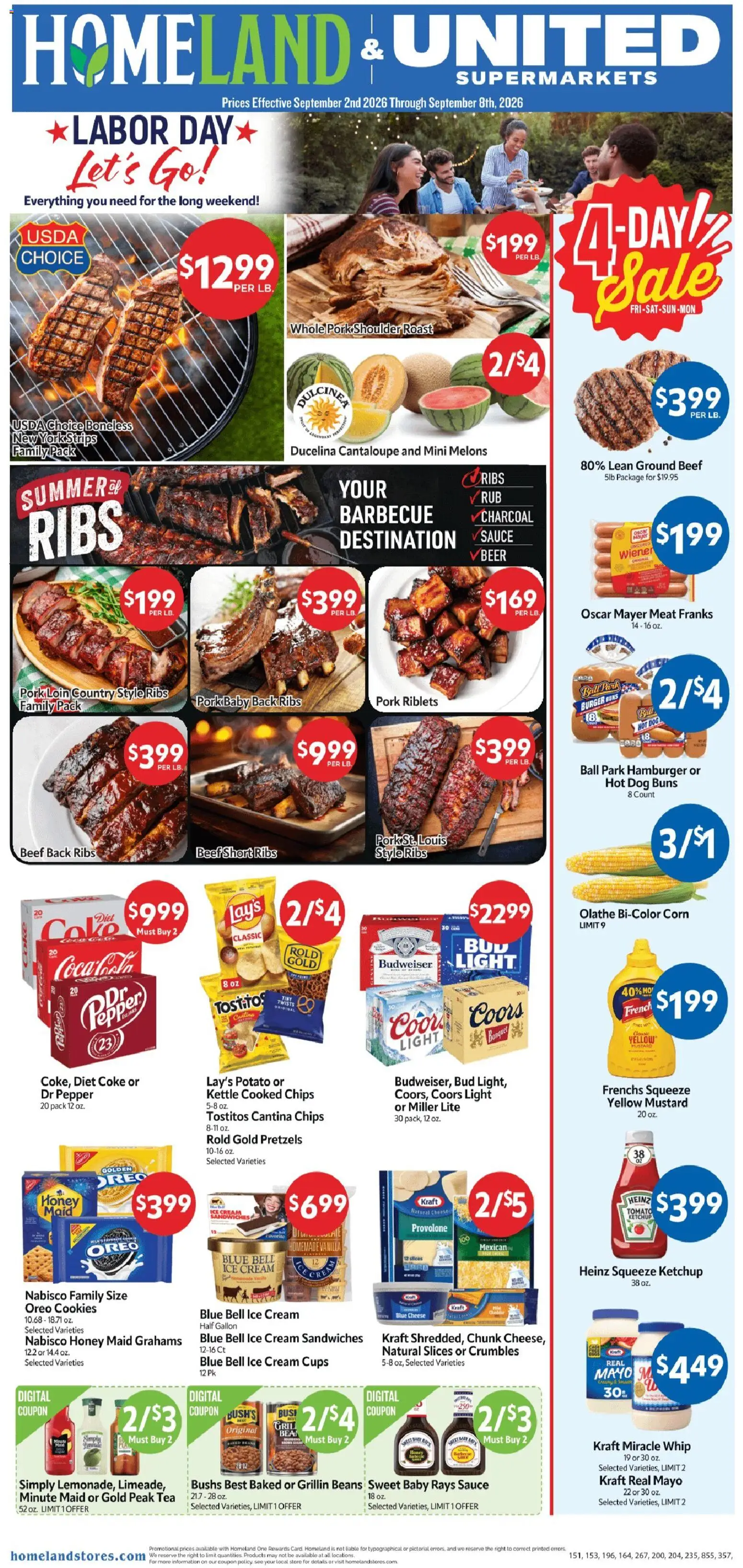 homeland - Homeland Weekly Ad - 09/02 - 09/08 2026