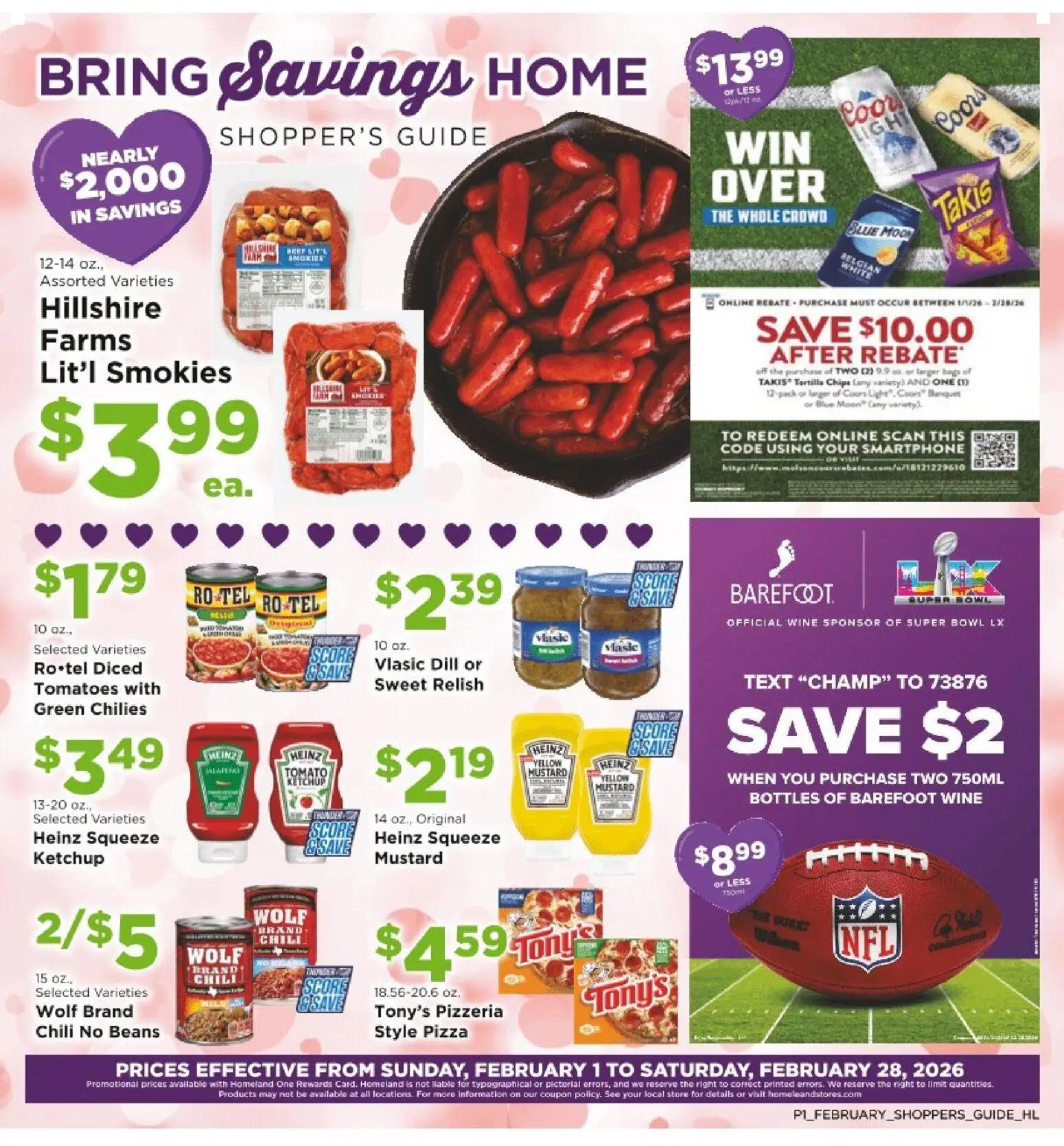 homeland - Homeland Bring Savings Home Shopper's Guide - 02/01 - 02/28 2026
