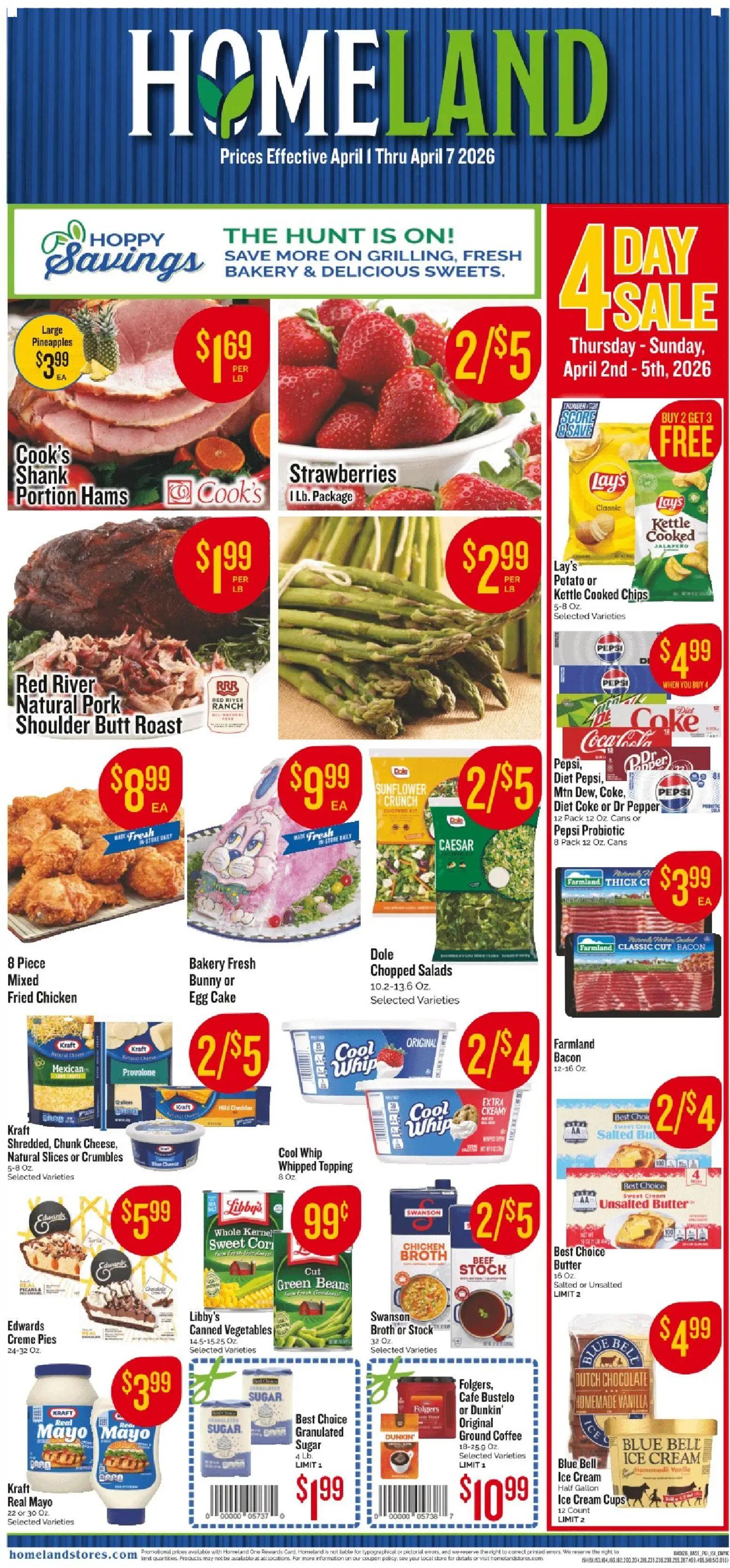 homeland - Homeland Weekly Ad - 04/01 - 04/07 2026