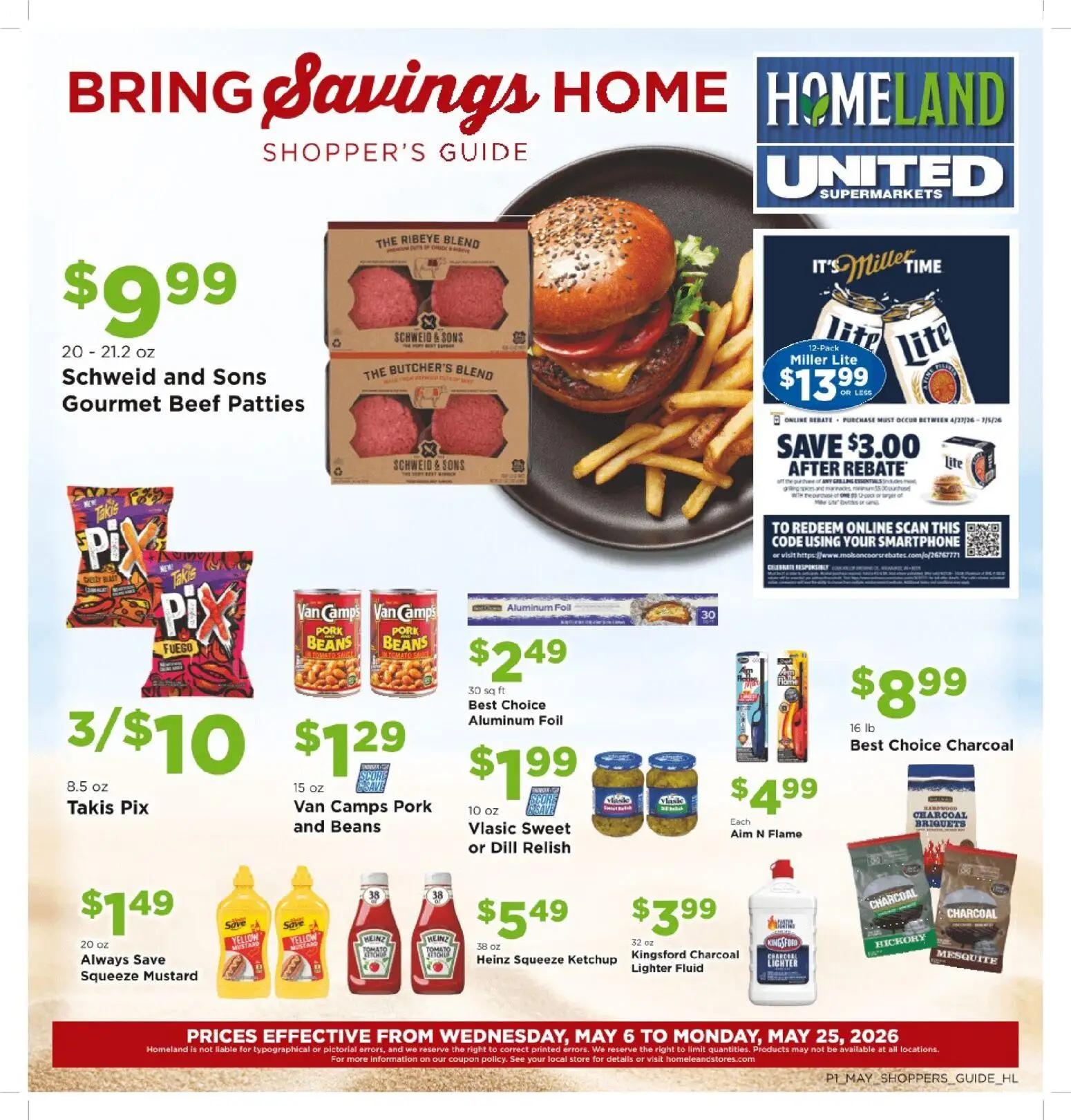 homeland - Homeland Bring Savings Home Shopper's Guide - 05/01 - 05/31 2026 - page: 1