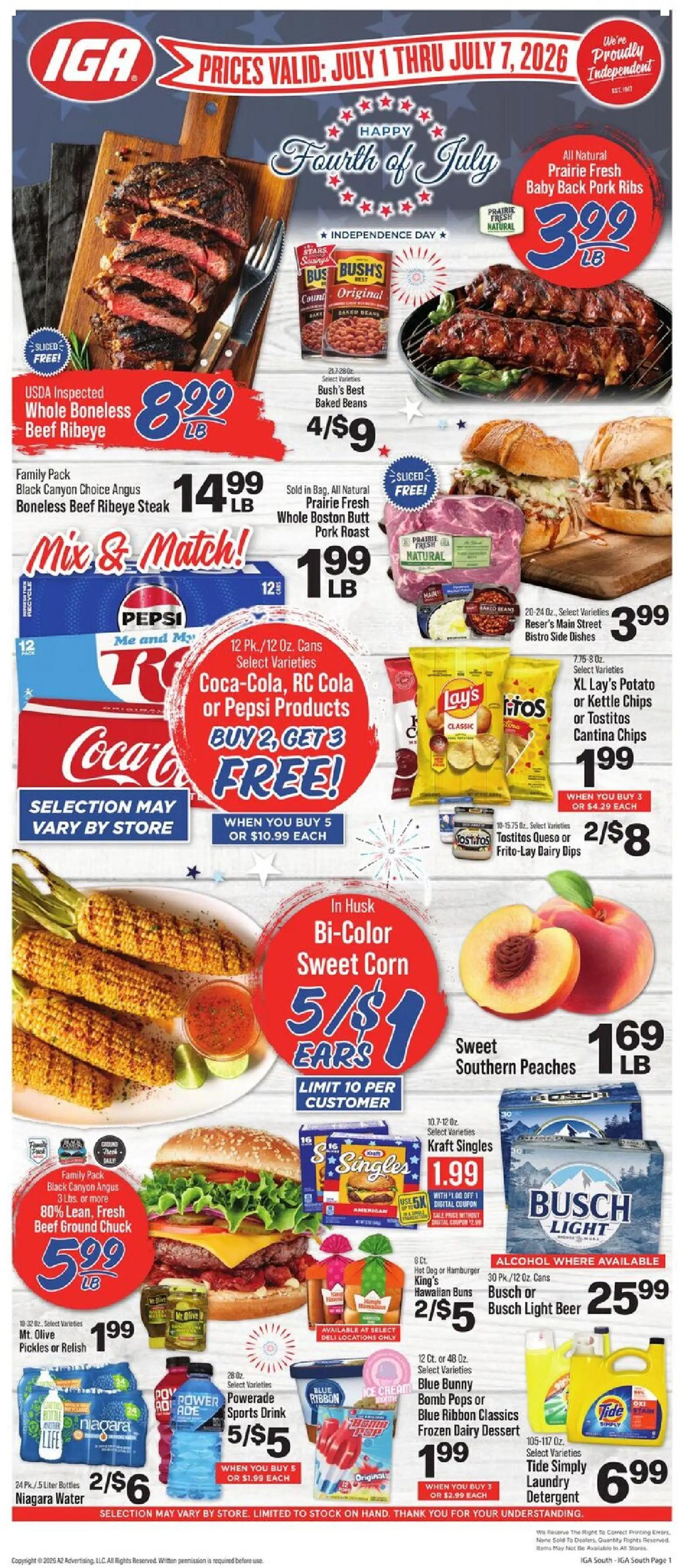 iga - IGA Weekly Ad - 07/01 - 07/07 2026