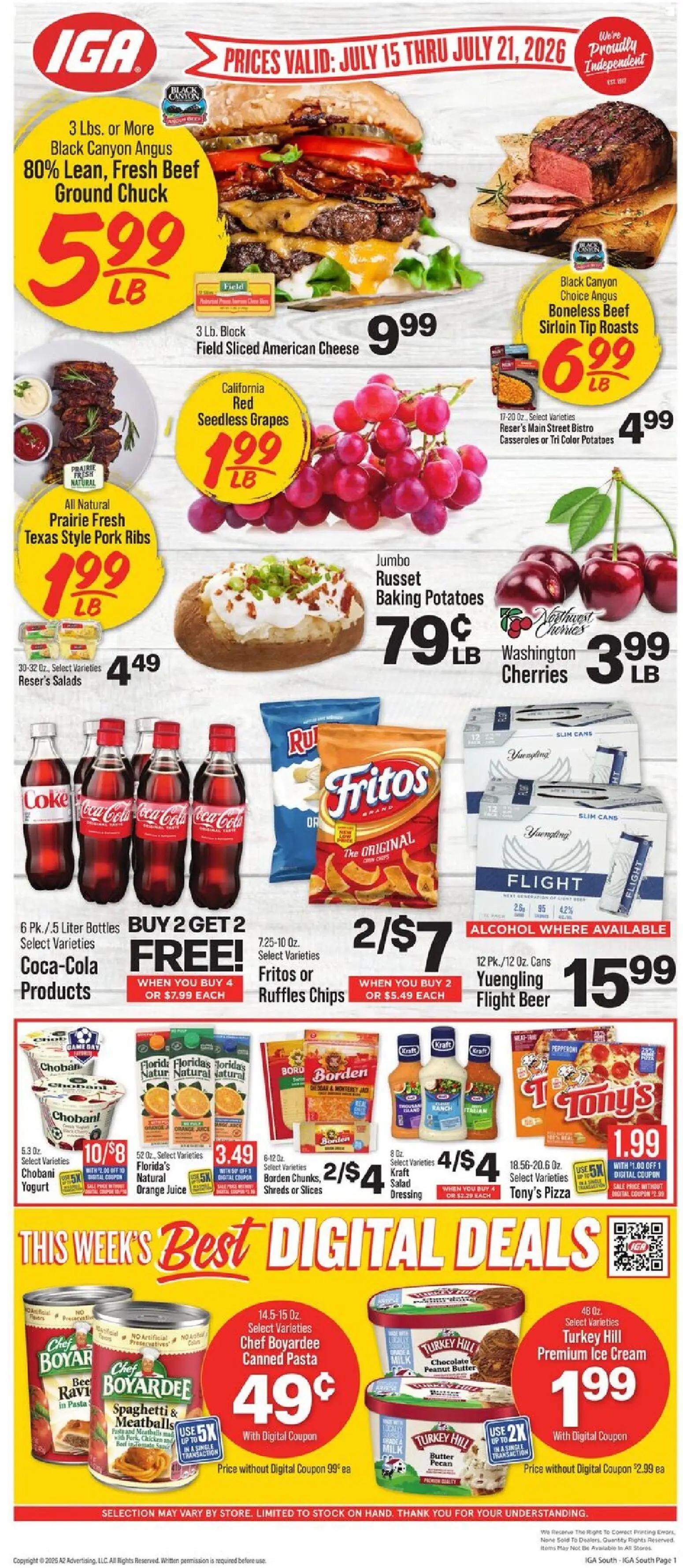 iga - IGA Weekly Ad - 07/15 - 07/21 2026 - page: 1