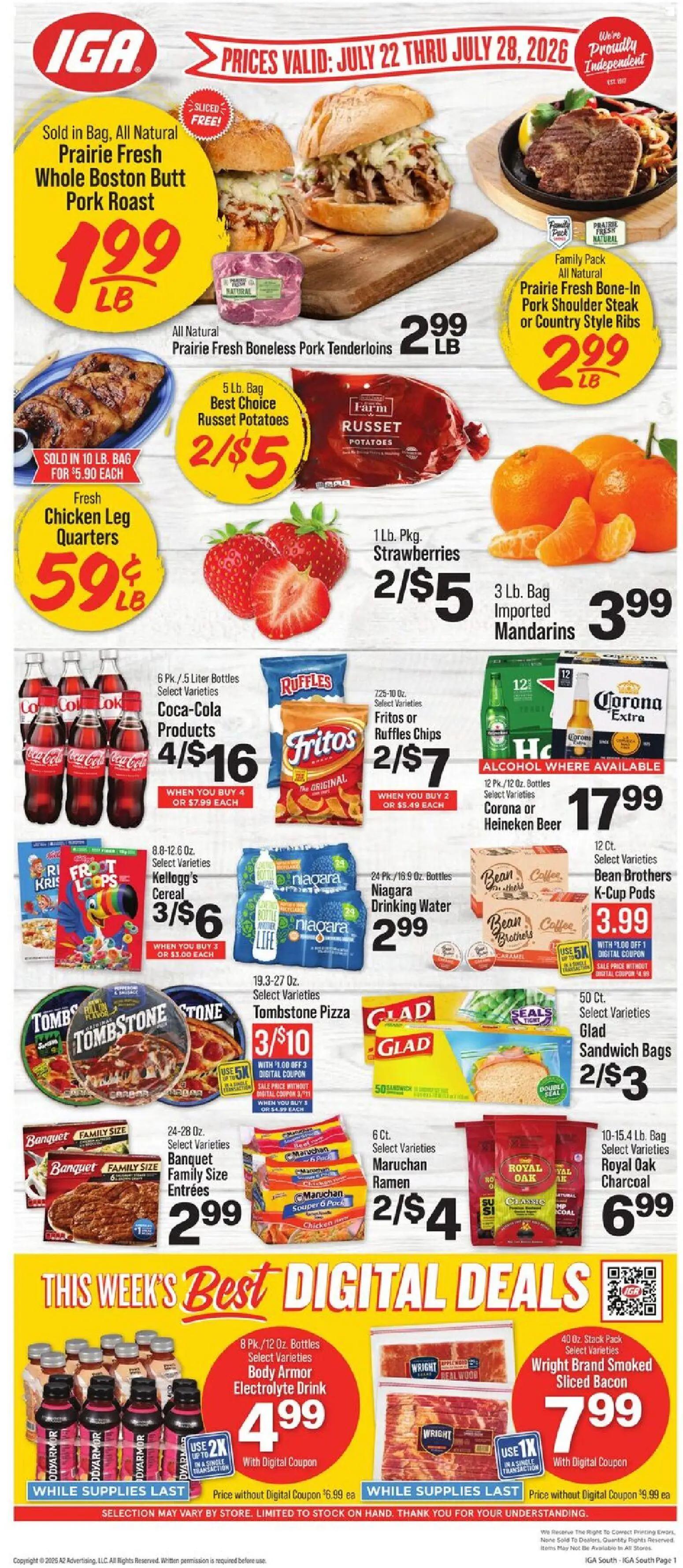 iga - IGA Weekly Ad - 07/22 - 07/28 2026
