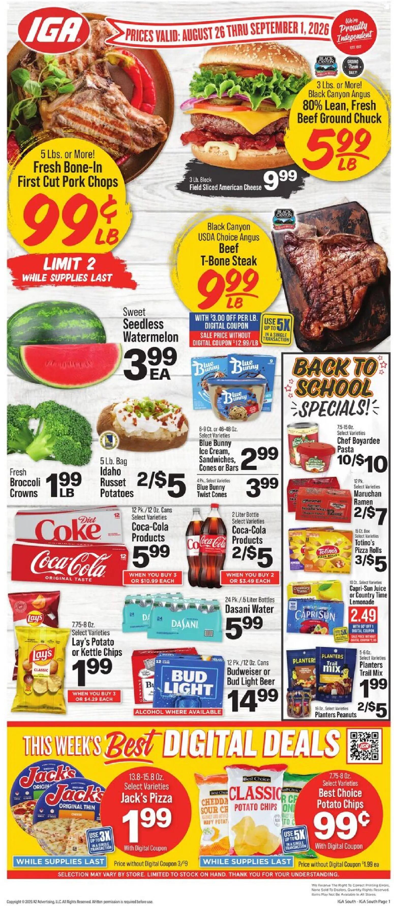 iga - IGA Weekly Ad - 08/26 - 09/01 2026