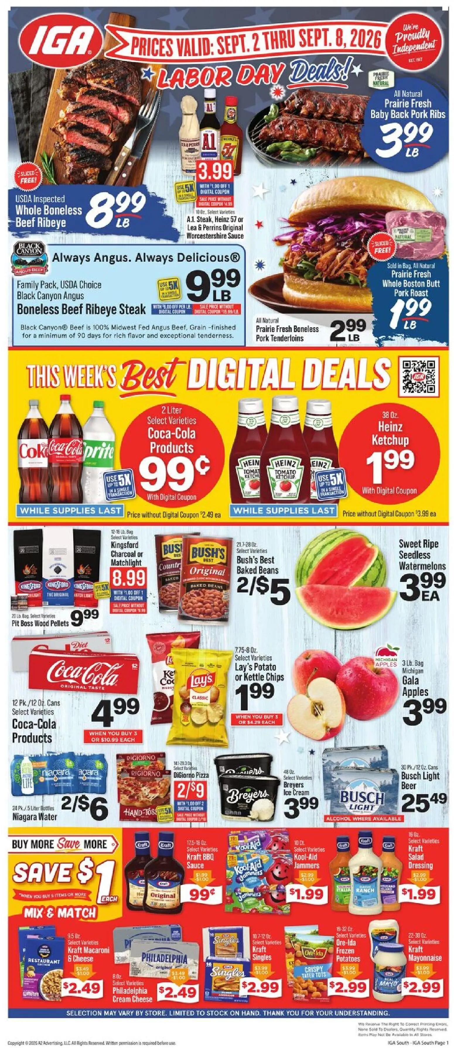 iga - IGA Weekly Ad - 09/02 - 09/08 2026
