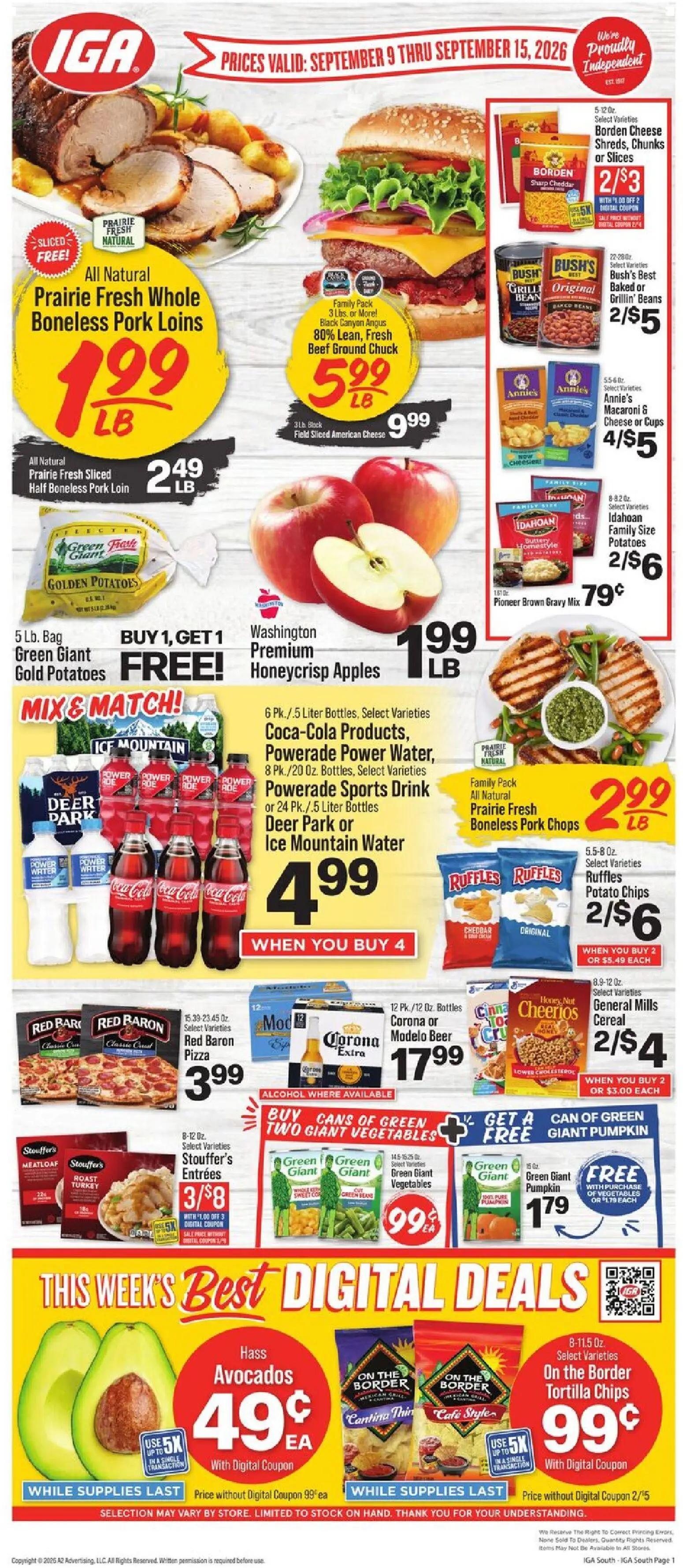 iga - IGA Weekly Ad - 09/09 - 09/15 2026