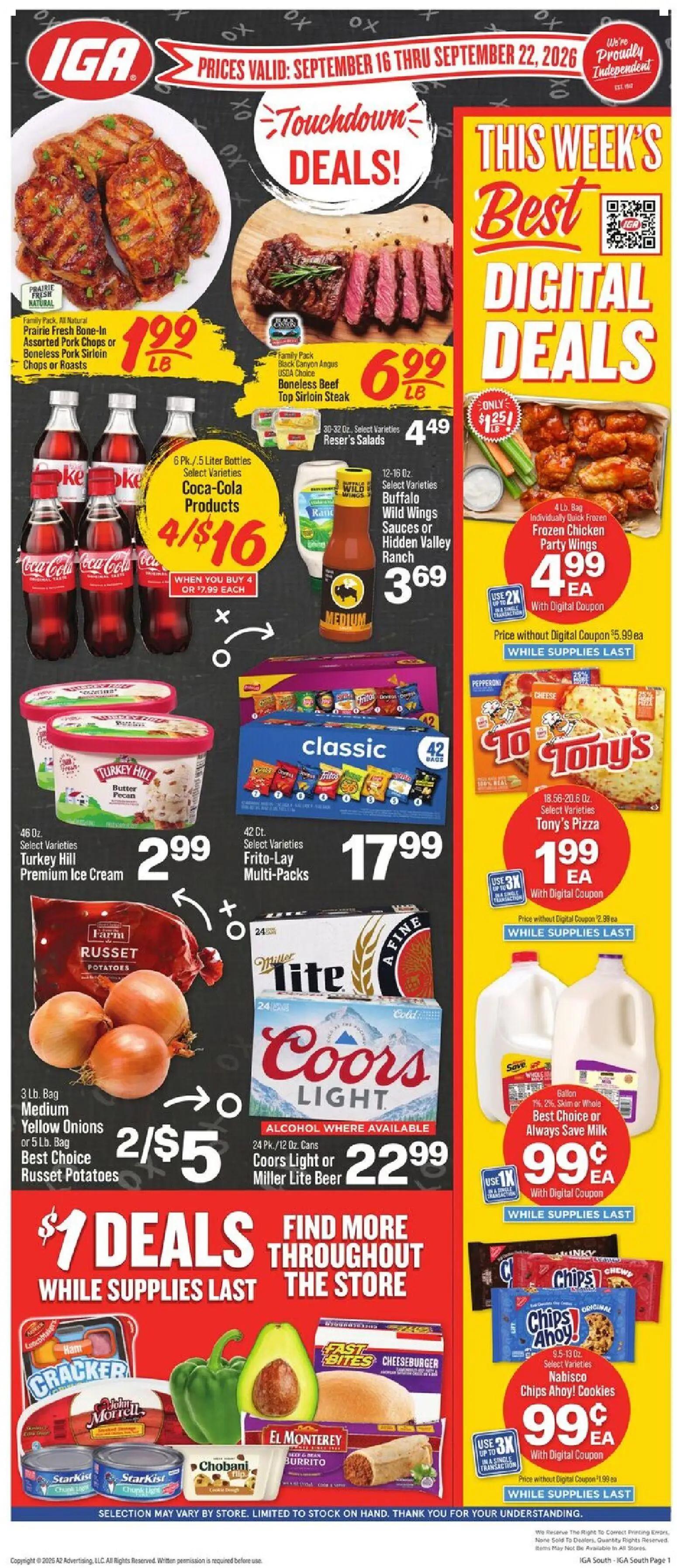 iga - IGA Weekly Ad - 09/16 - 09/22 2026