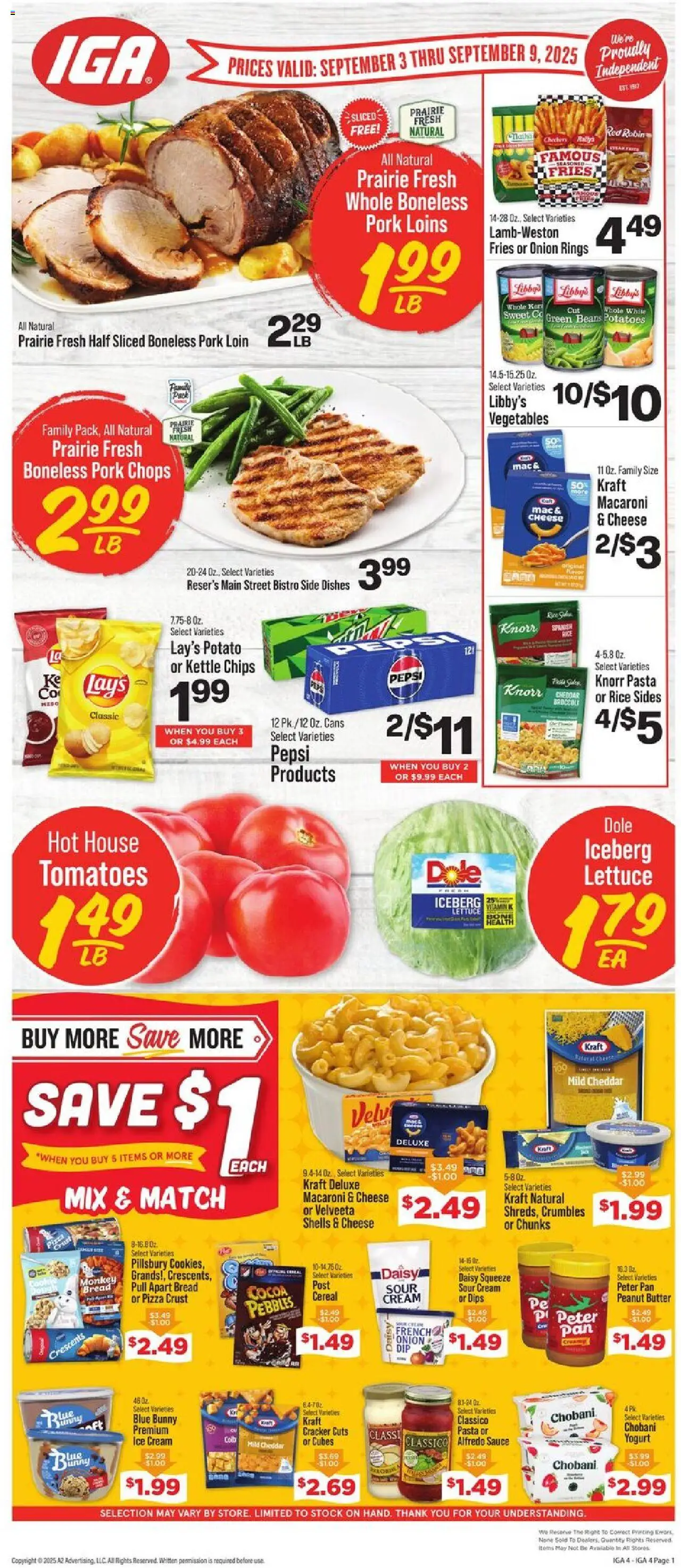 iga - IGA Weekly Ad - 09/03 - 09/09 2025