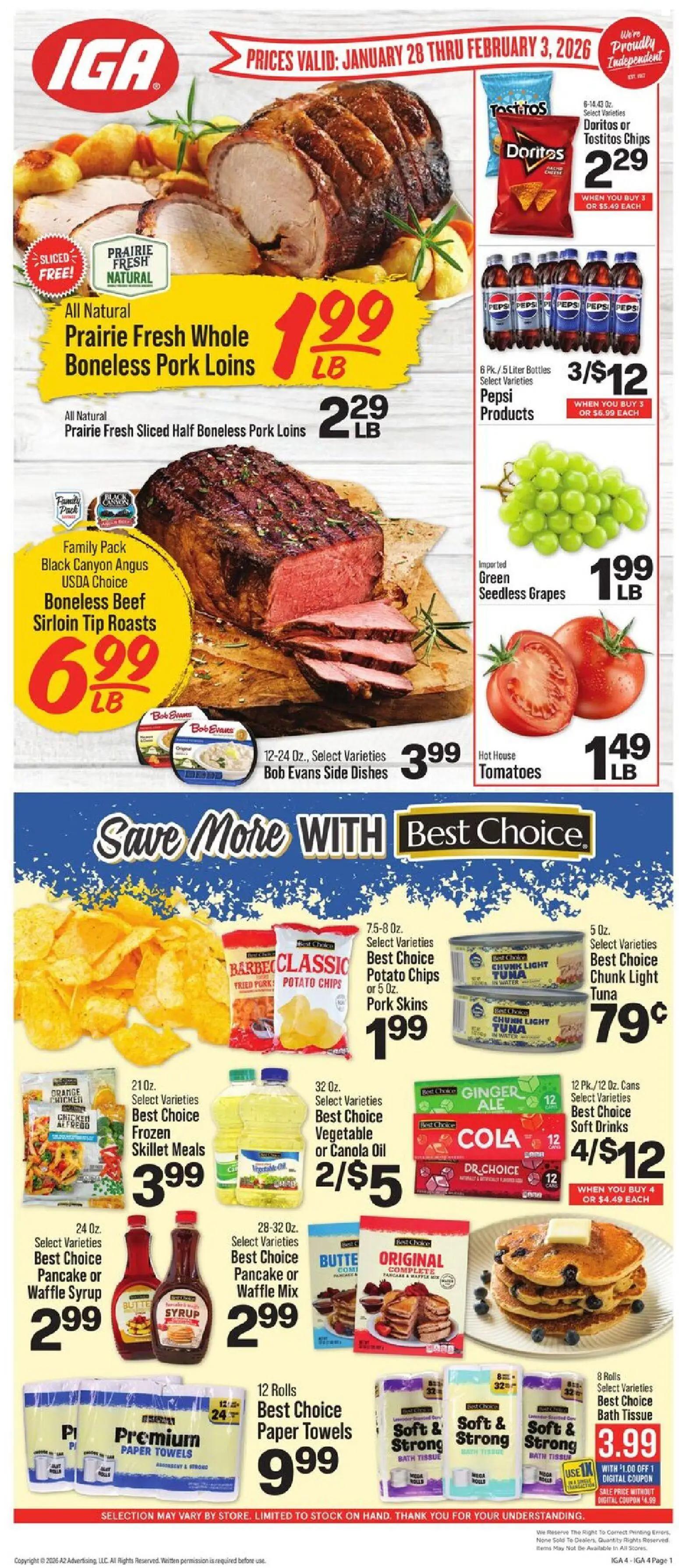 iga - IGA Weekly Ad - 01/28 - 02/03 2026 - page: 1