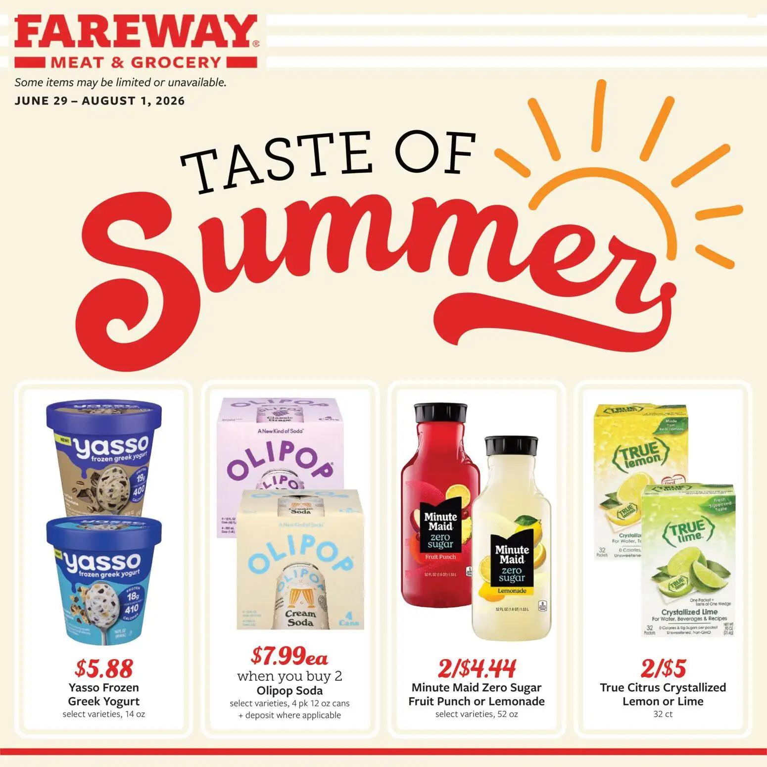 fareway - Fareway Monthly Ad - 06/29 - 08/01 2026