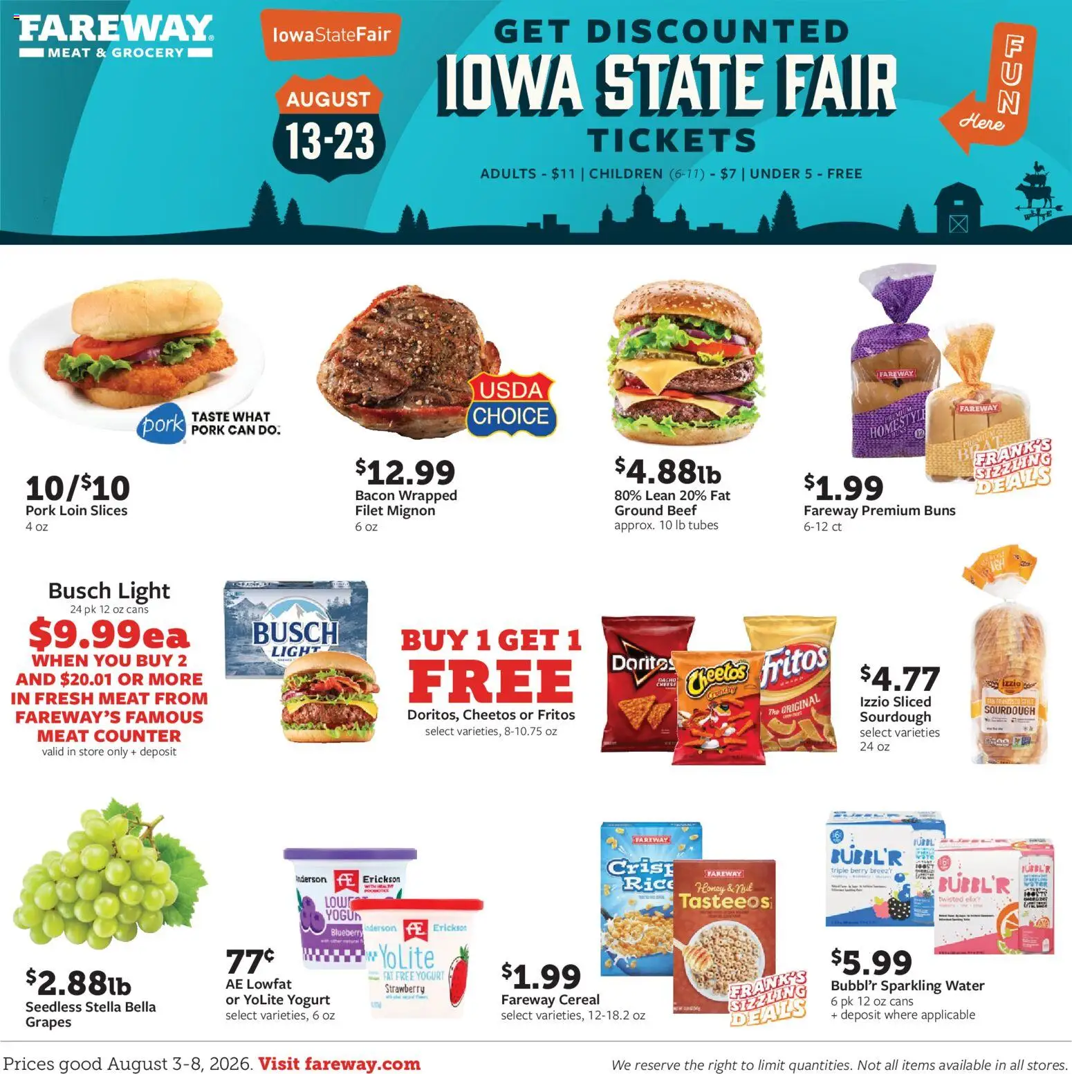 fareway - Fareway Weekly Ad - 08/03 - 08/08 2026 - page: 1