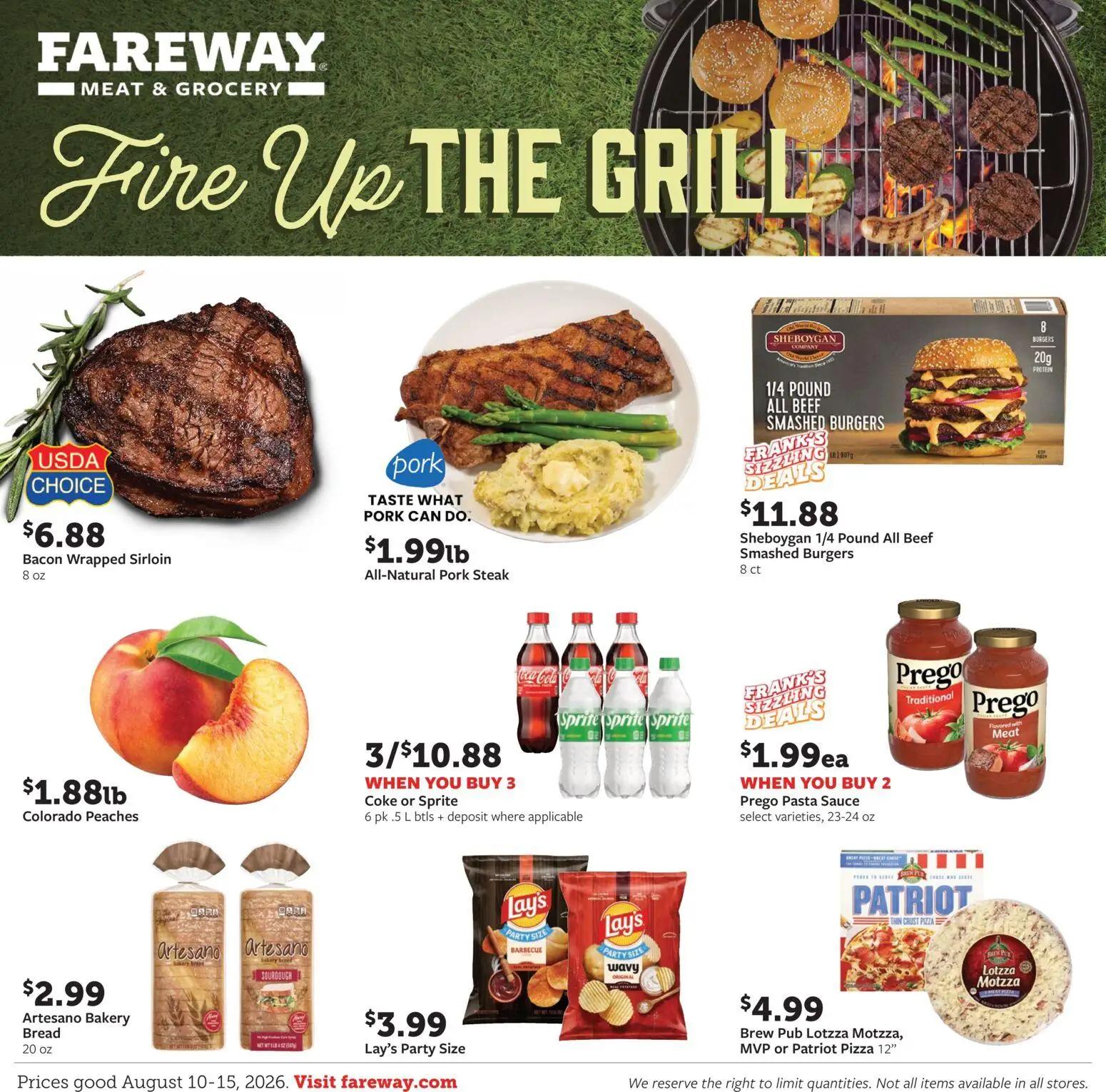 fareway - Fareway Weekly Ad - 08/10 - 08/15 2026 - page: 1
