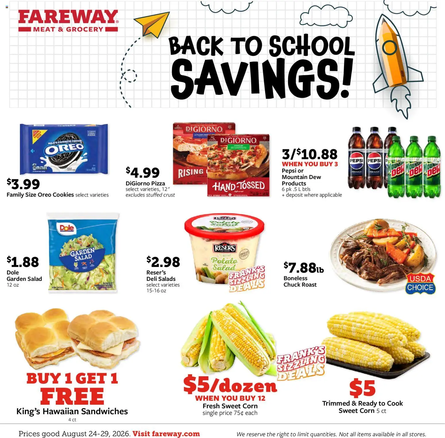 fareway - Fareway Weekly Ad - 08/24 - 08/29 2026