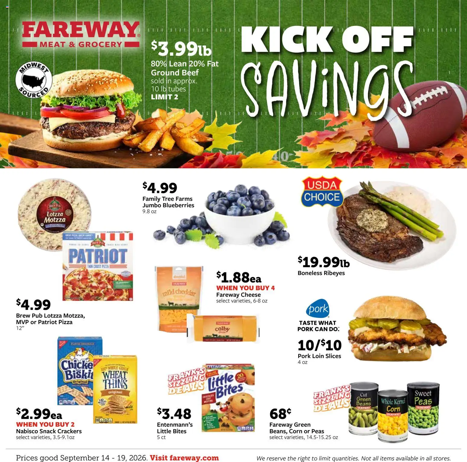 fareway - Fareway Weekly Ad - 09/14 - 09/19 2026 - page: 1