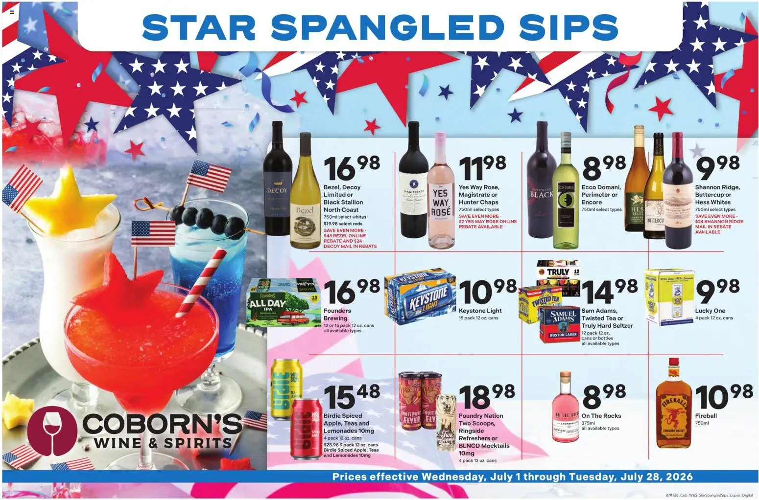coborns - Coborn's Star Spangled Sips - 07/01 - 07/28 2026