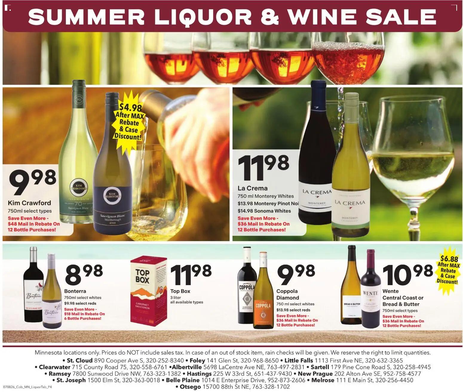 coborns - Coborn's Liquor Sale - 07/08 - 07/28 2026 - page: 4