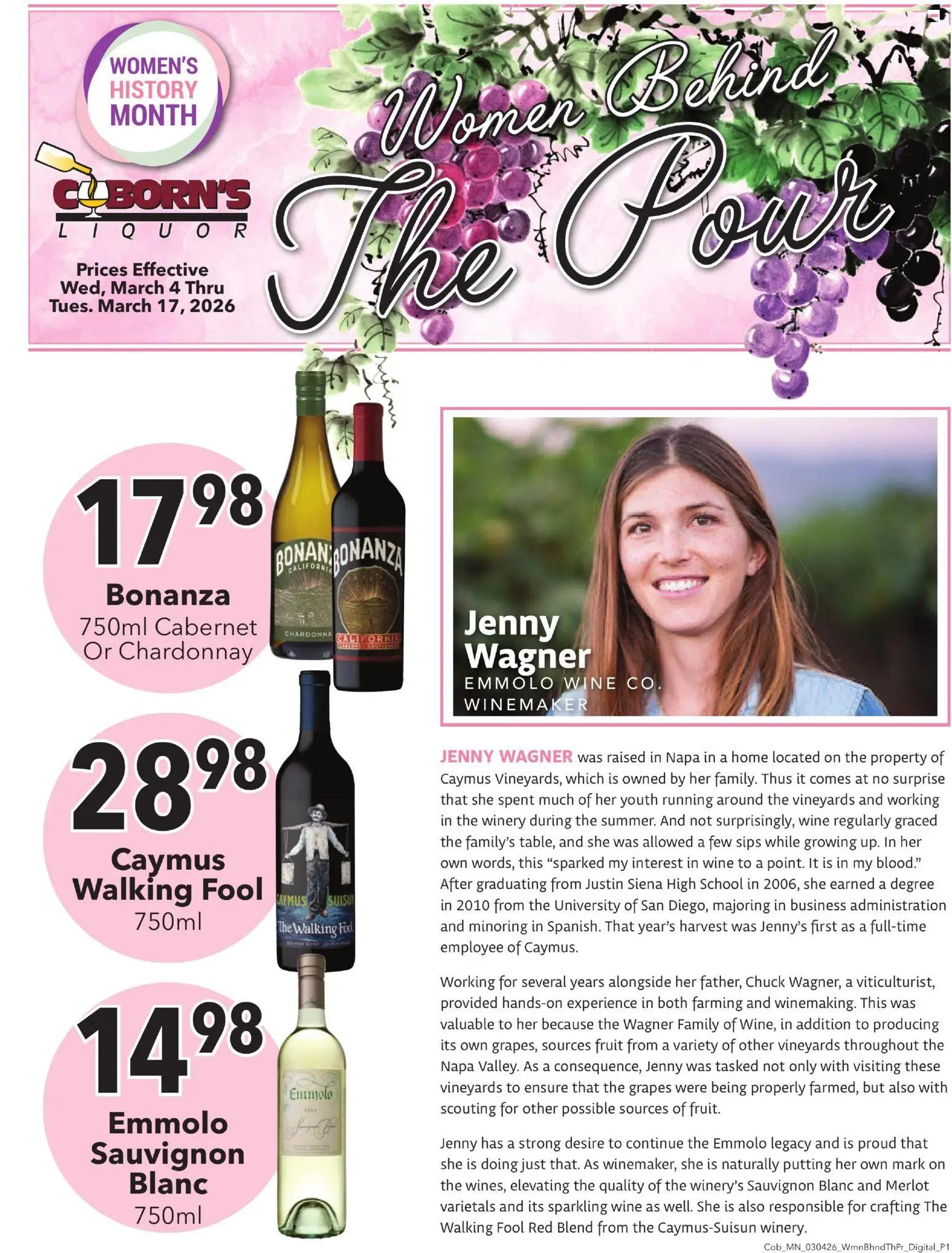 coborns - Coborn's Women and wine - 03/04 - 03/18 2026