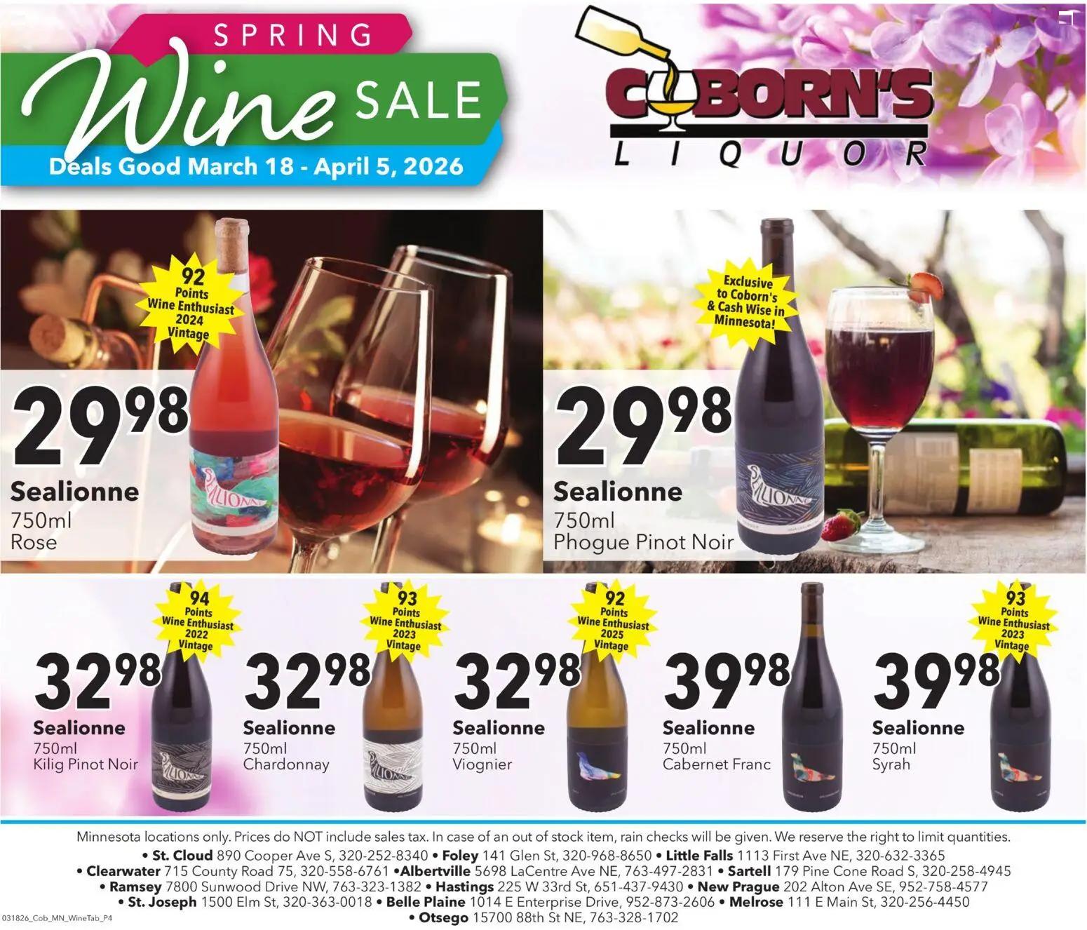 coborns - Coborn's Wine Sale - 03/18 - 04/05 2026 - page: 4